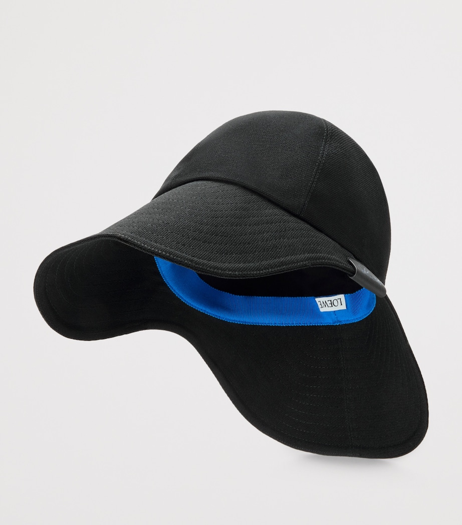 Cotton Canvas Hiker Hat BLACK Image 3