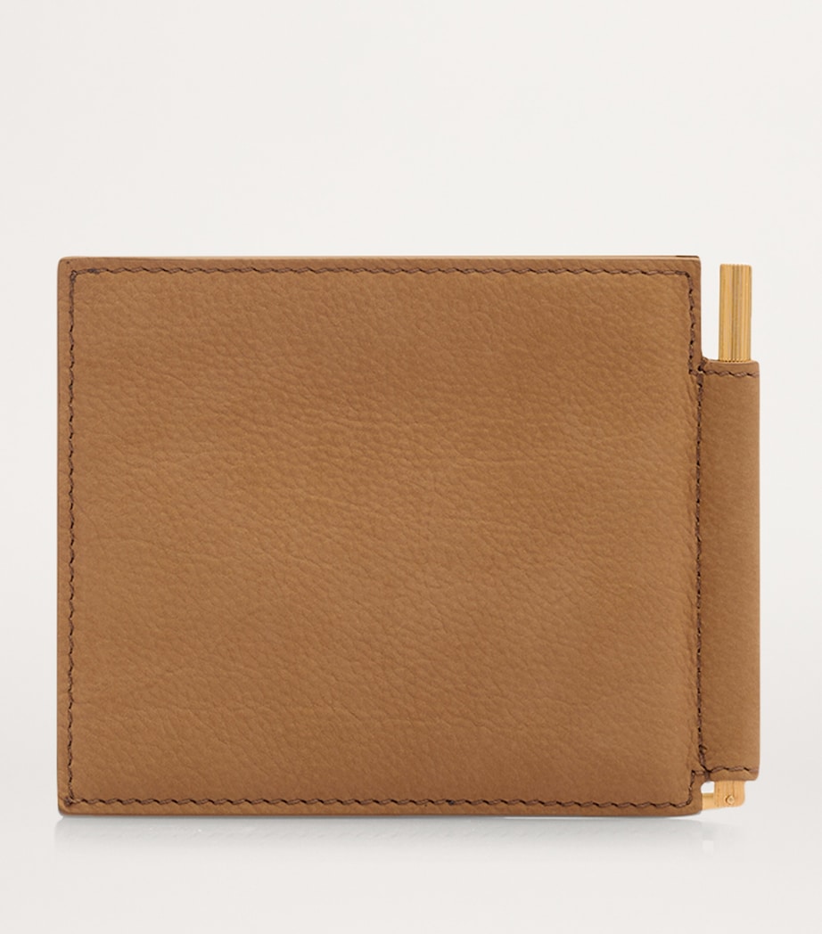 Leather T-Line Money Clip Wallet 1B018 Image 2