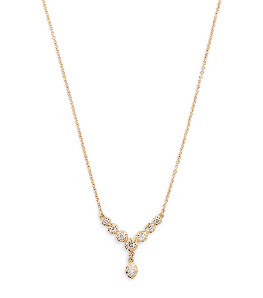 Yellow Gold and Diamond Sophia Necklace YELLOW GOLD Image 1
