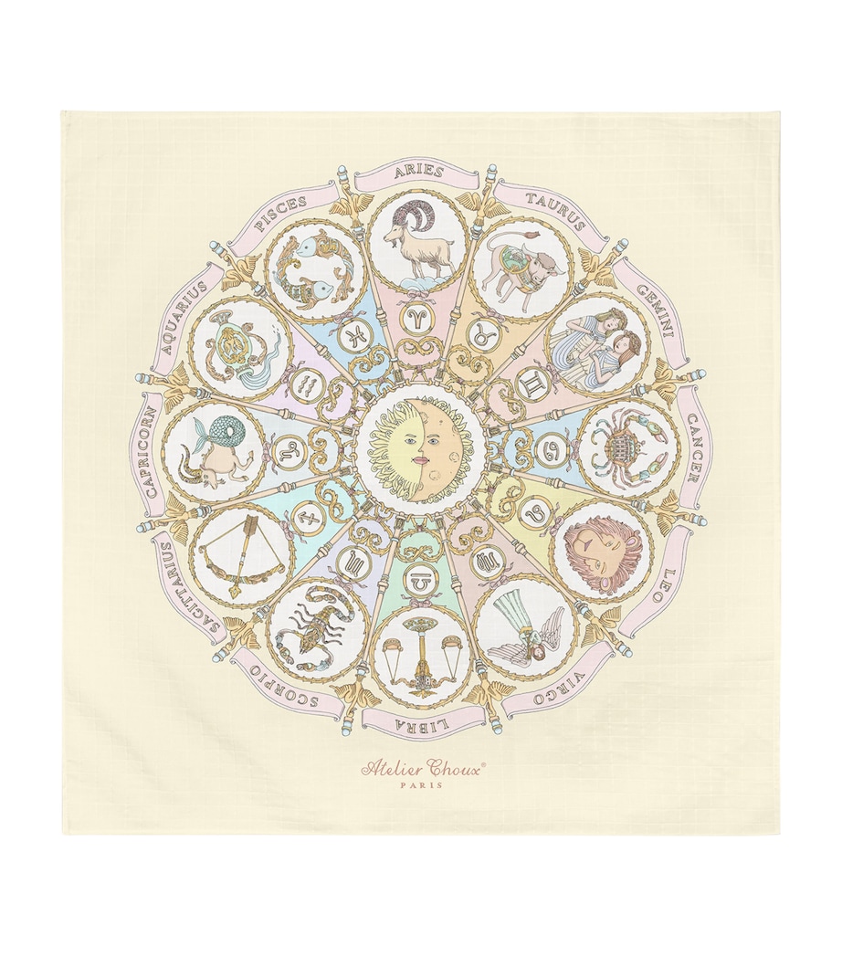 Organic Cotton Zodiac Swaddle Blanket YELLOW Image 1