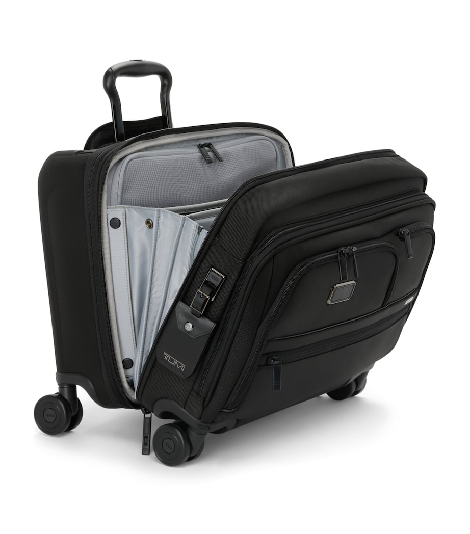 Tumi Alpha 4 Deluxe Laptop Expandable Wheeled Briefcase (45cm) Black Image 3