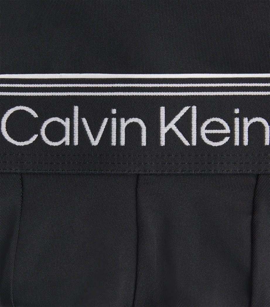 Calvin Klein Mens Microfiber-Stretch Boxer Briefs (Pack of 3) Black Image 5