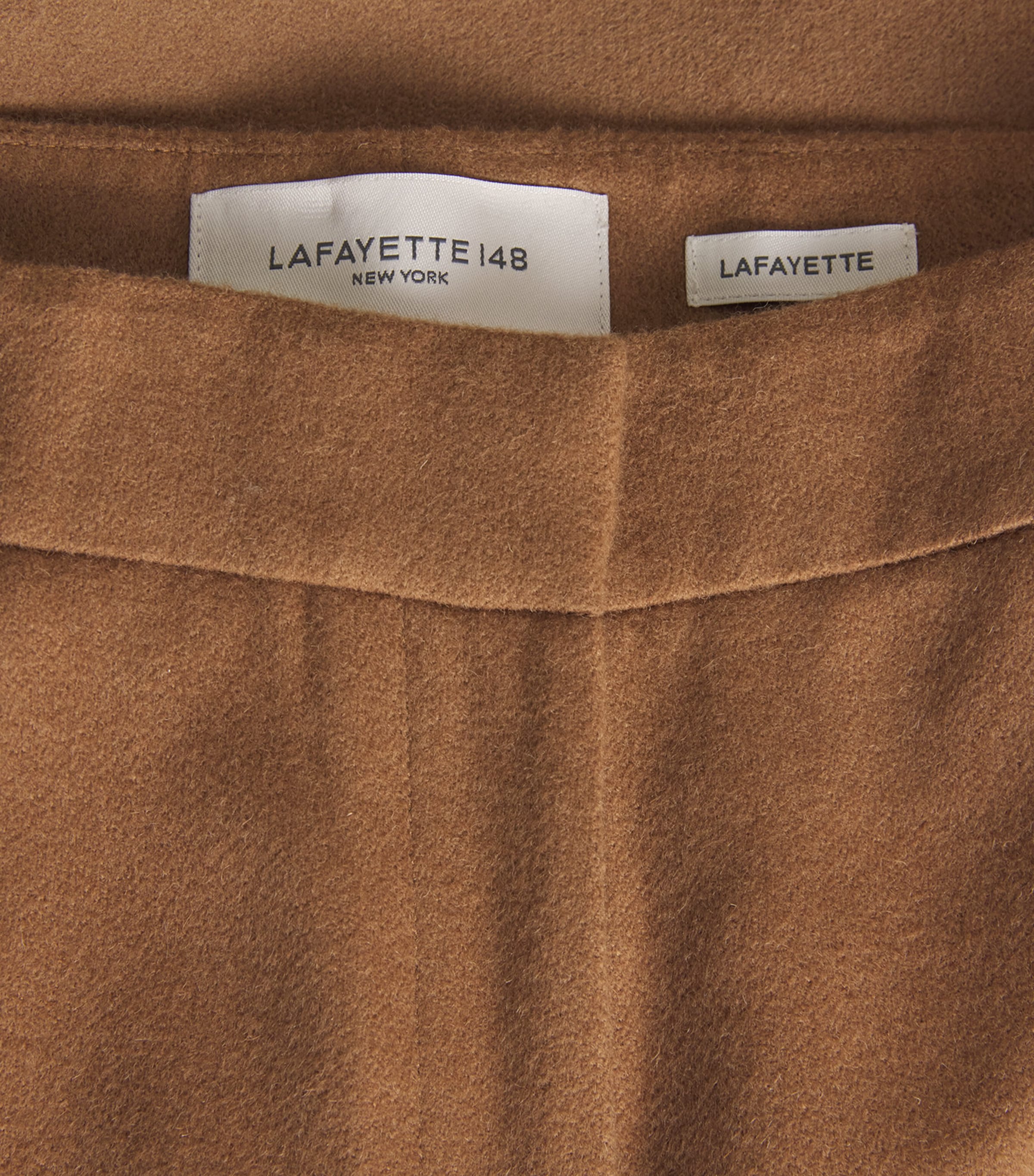 Lafayette 148 Womens Camel Hair Lafayette Straight Trousers Vicuna Image 6