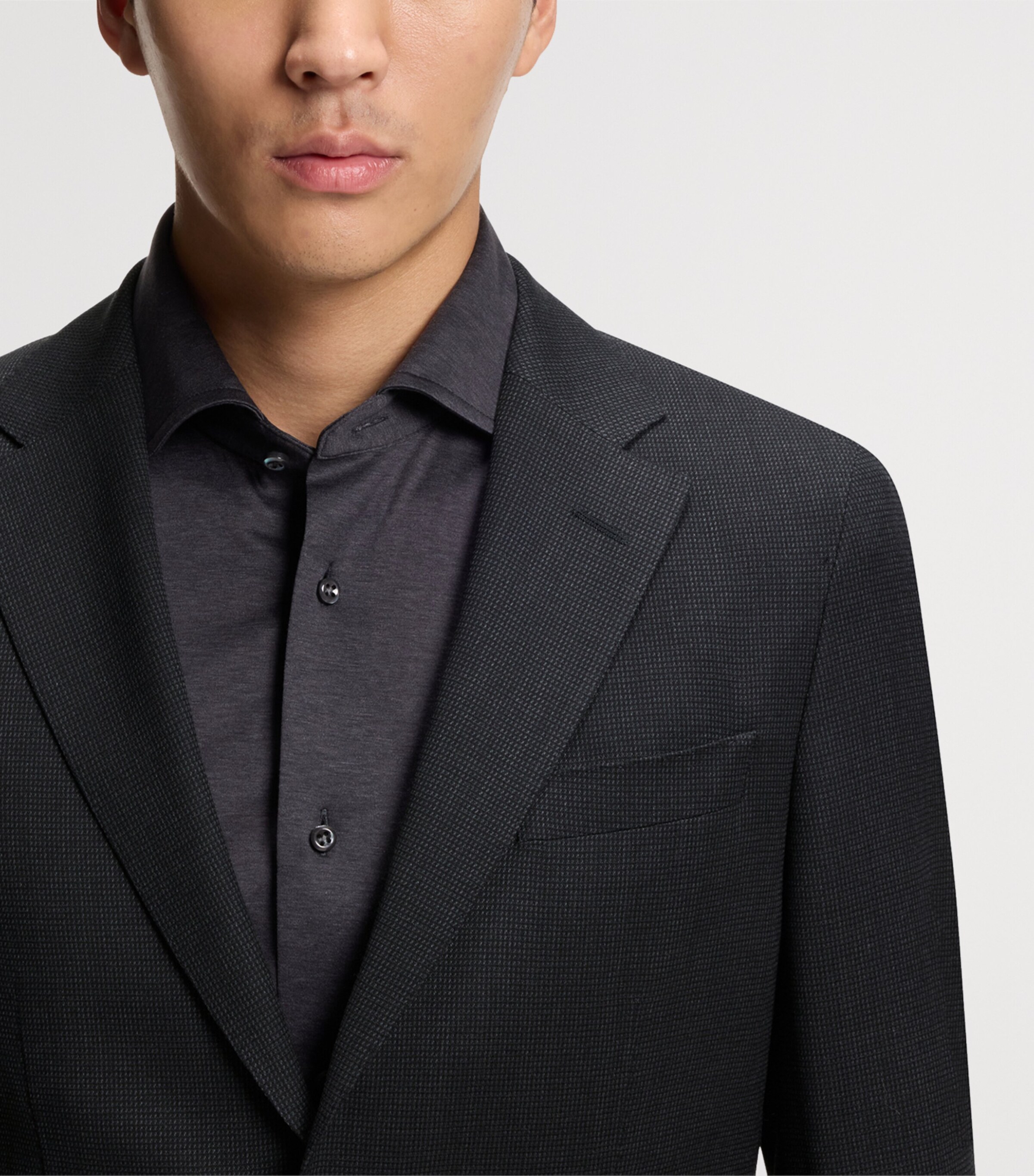 BOSS Mens Wool-Silk Slim Fit Blazer Image 5