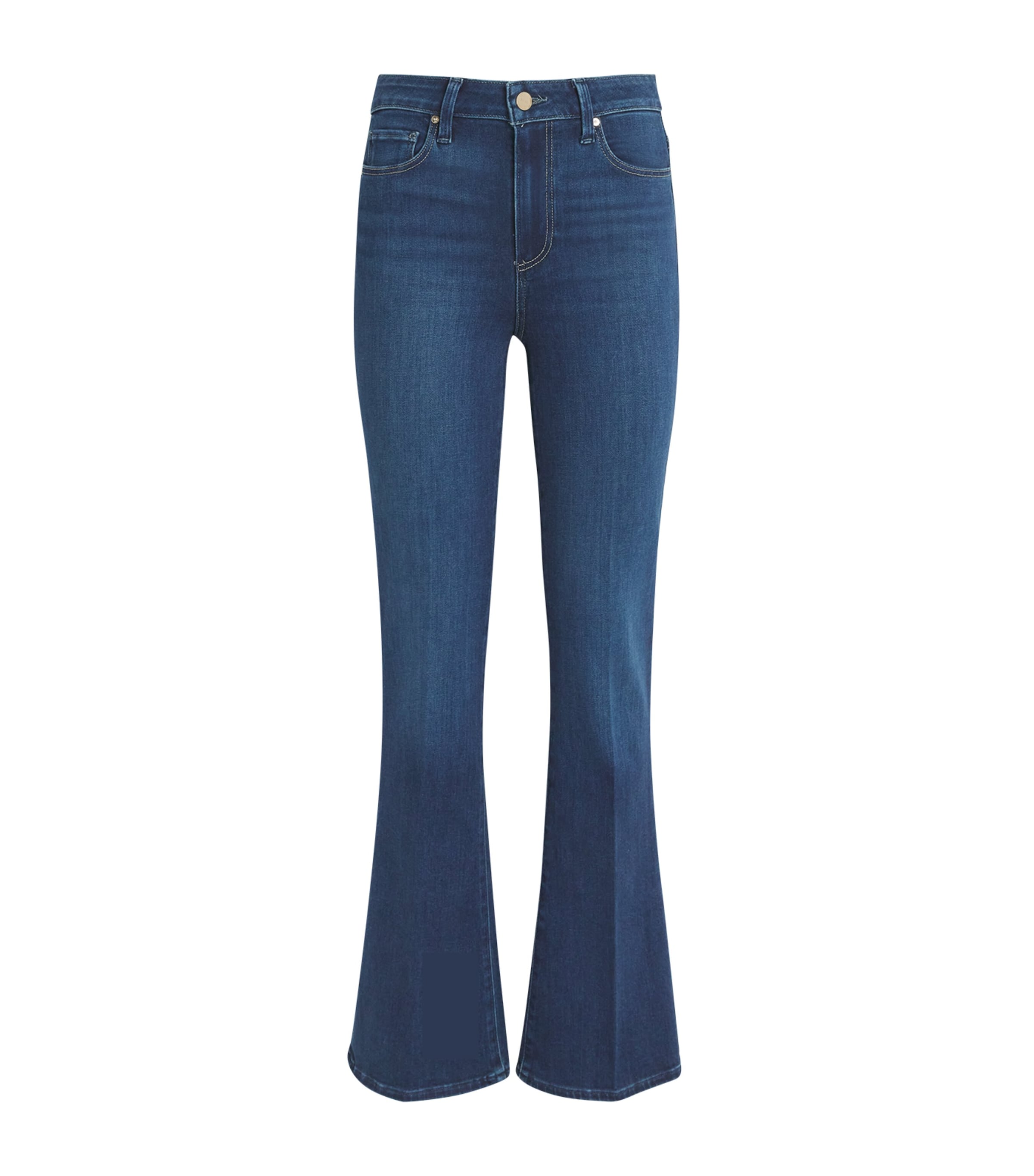 Paige Stretch Denim Laurel Canyon Jeans In Blue