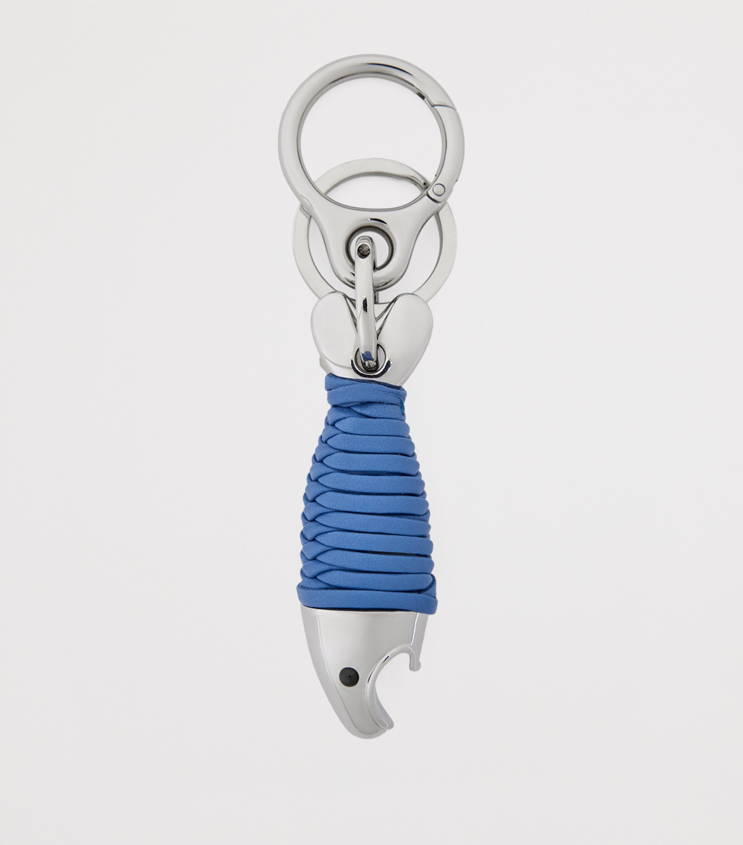 LOEWE Fish Bottle-Opener Keyring Silver/seaside Blue Image 2