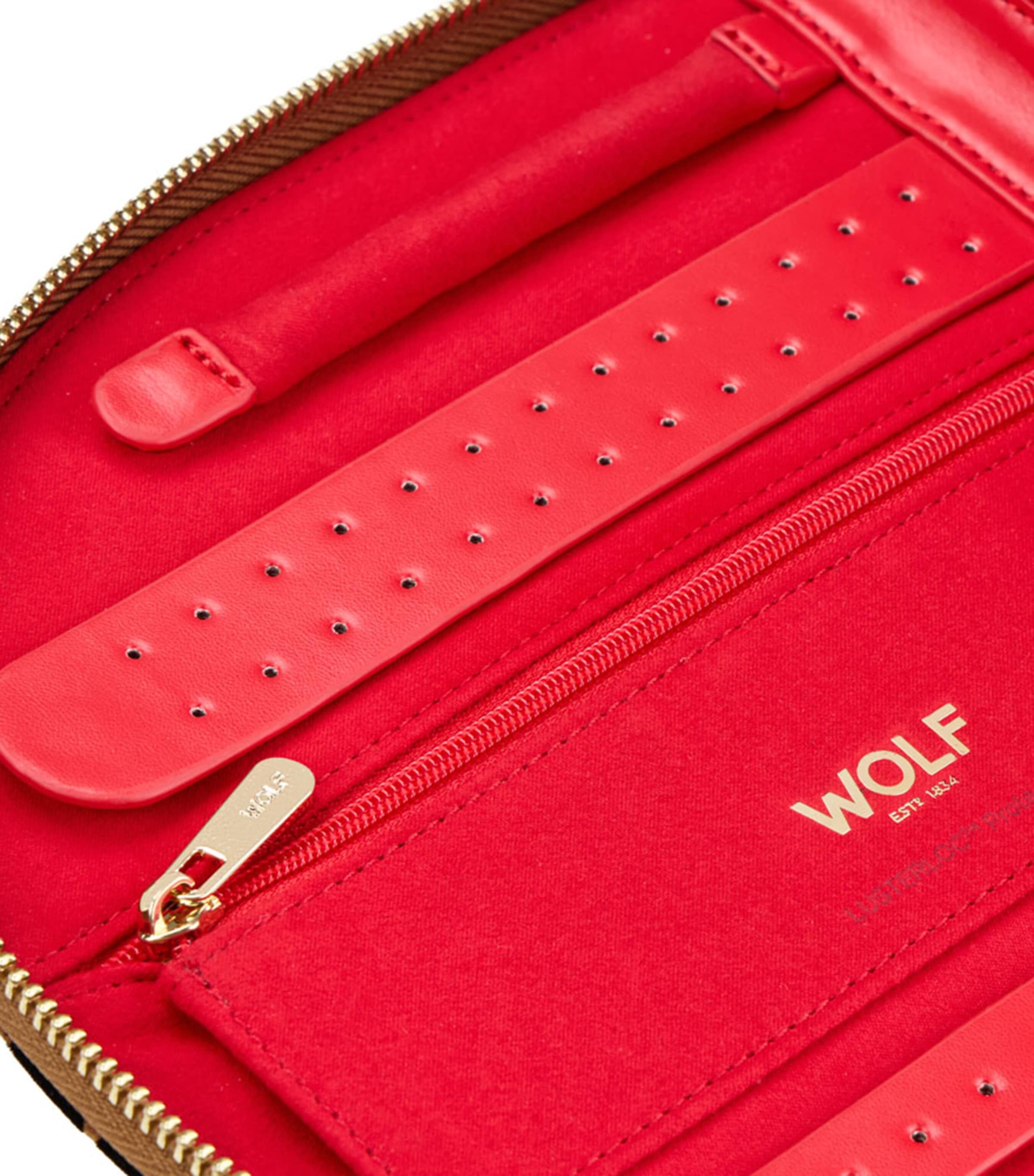 Nubuck Savanna Travel Jewellery Portfolio TAN Image 6