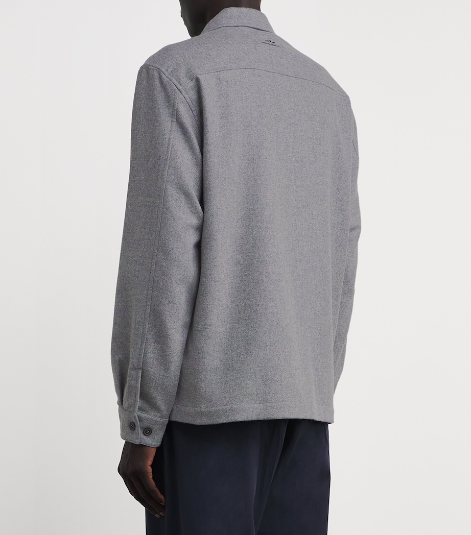 Wool-Cashmere Overshirt 67 GREY Image 4