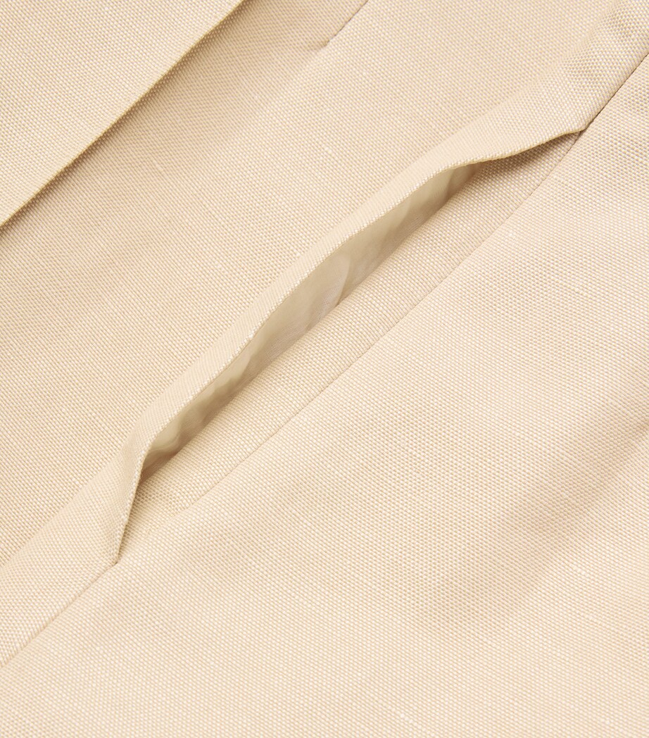 Marled Suit Shorts BEIGE Image 5