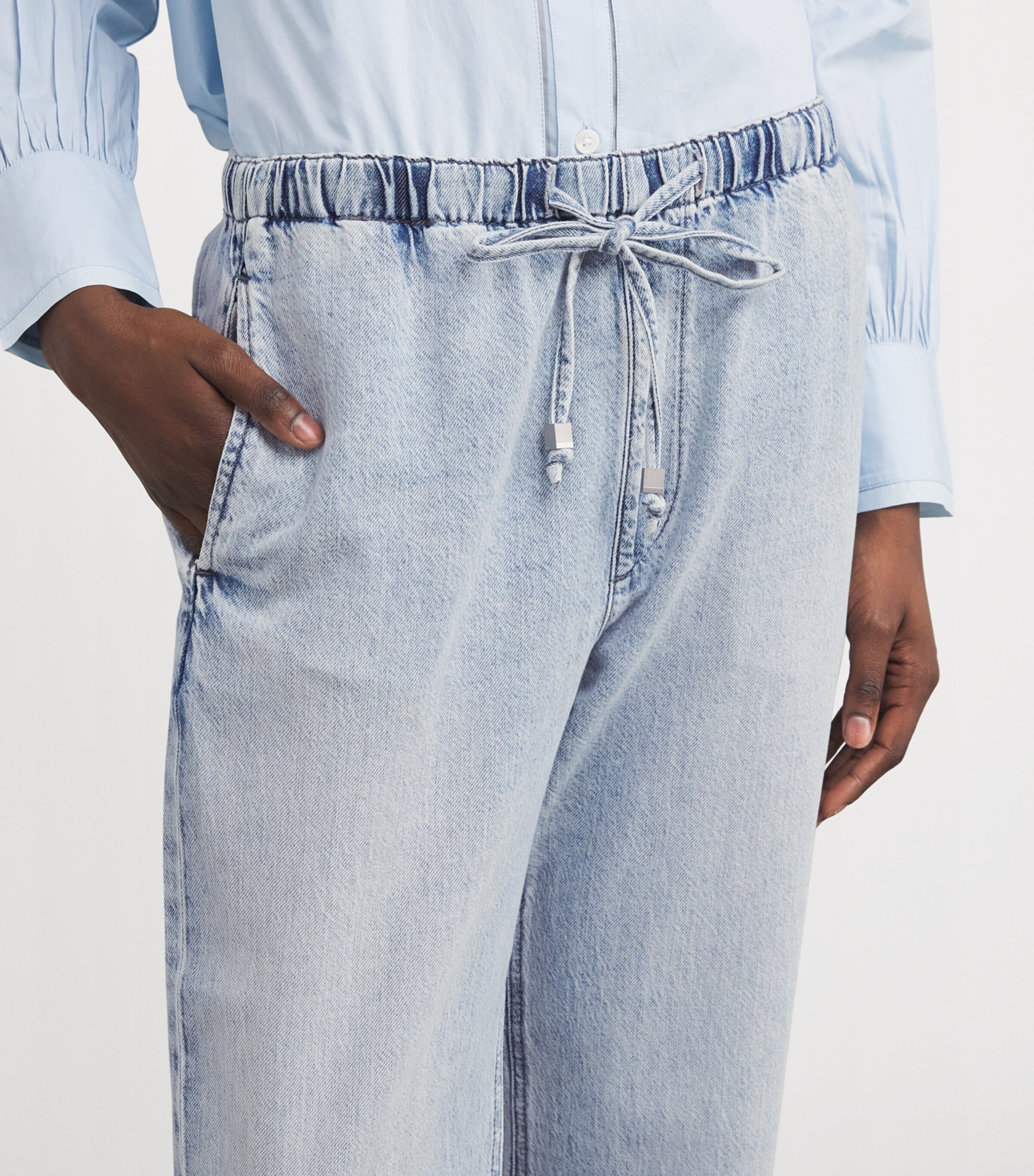 Rag & Bone Womens Denim Logan Beach Trousers Kierra Image 6