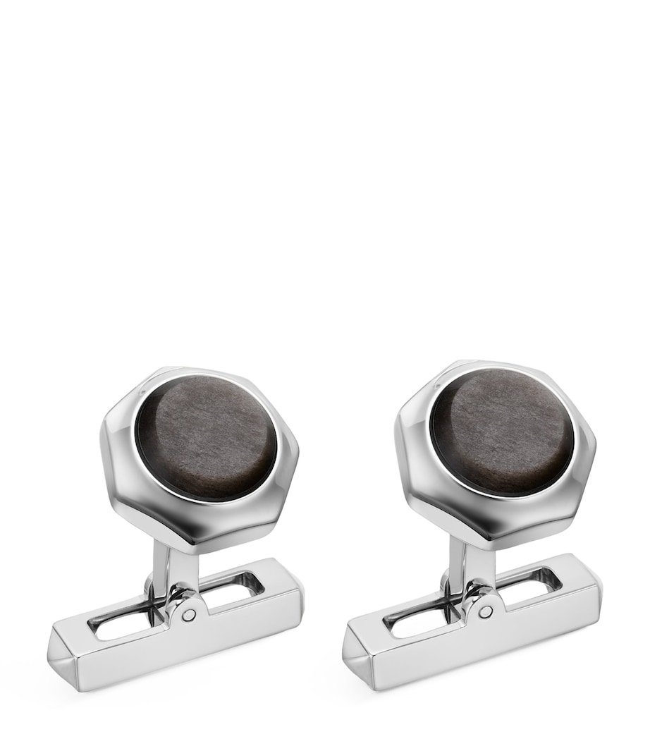 Sterling Silver Santos de Cartier Cufflinks SILVER Image 1