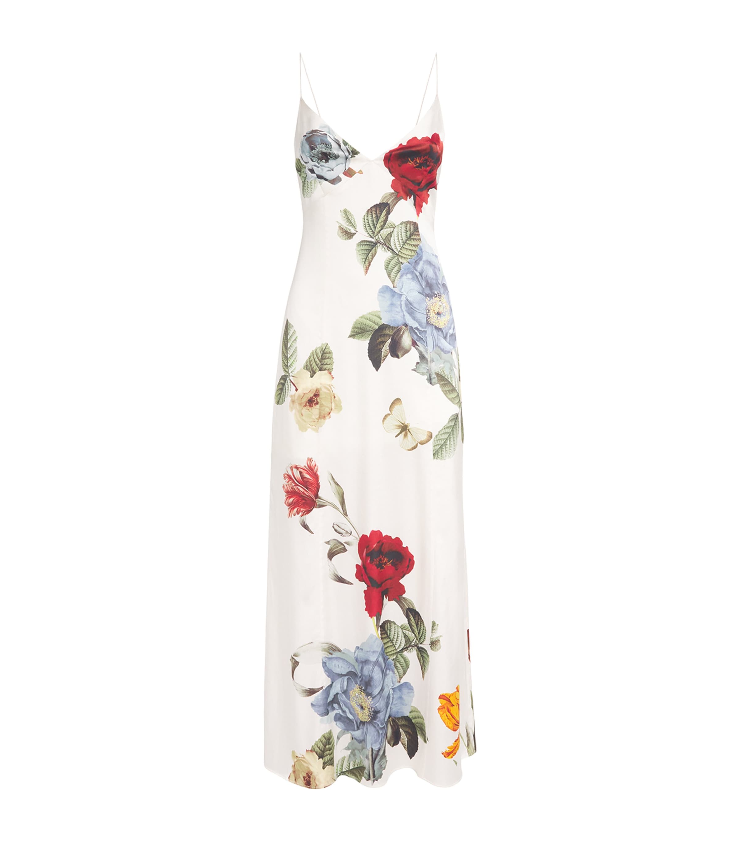 Alice And Olivia Stretch Julietta Midi Dress In White