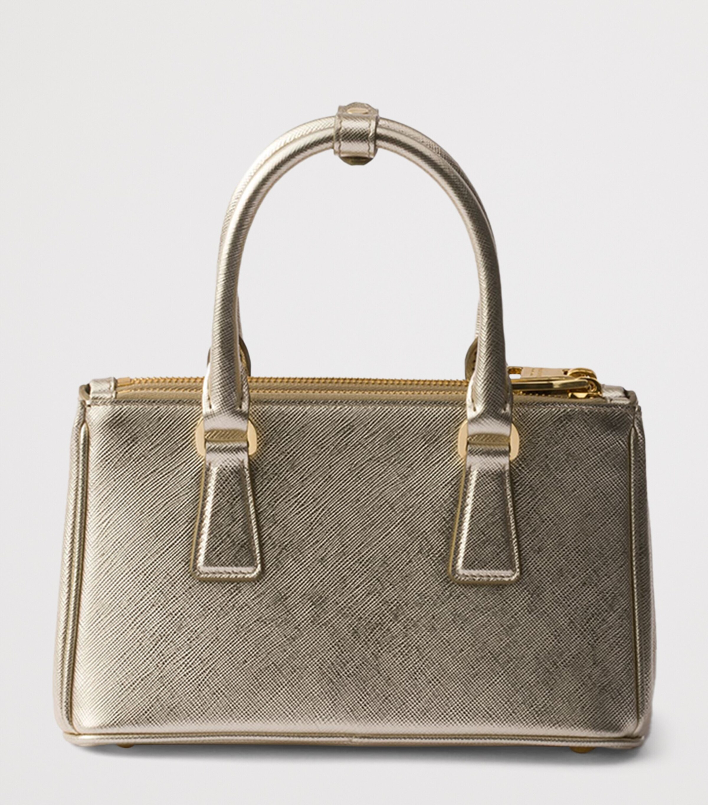 Mini Patent Saffiano Leather Galleria Top-Handle Bag F0846 Image 4