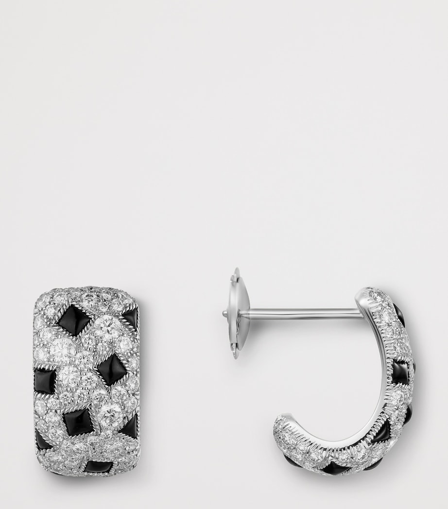 Cartier White Gold and Diamond Panthère de Cartier Earrings White Gold Image 6