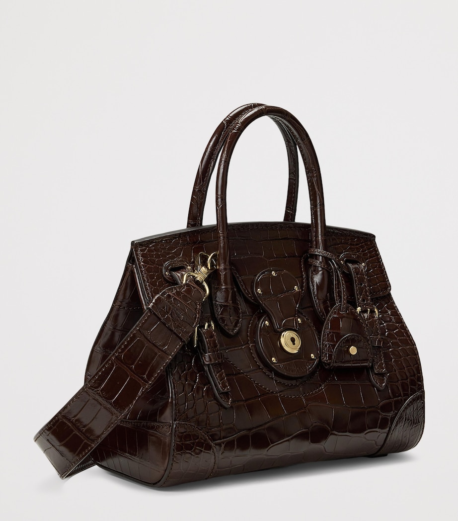 Alligator Leather Ricky 27 Top-Handle Bag RL BROWN Image 2
