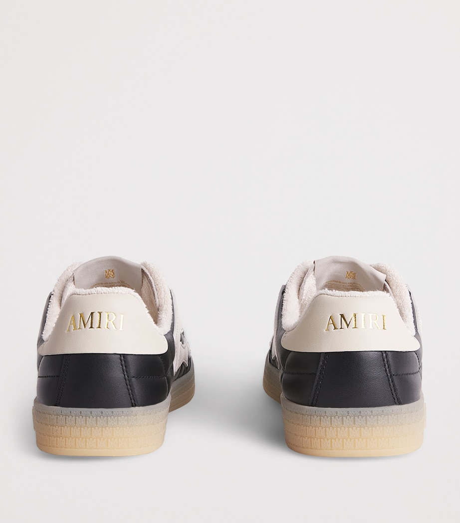 AMIRI Leather Pacific Football Sneakers Black Image 4