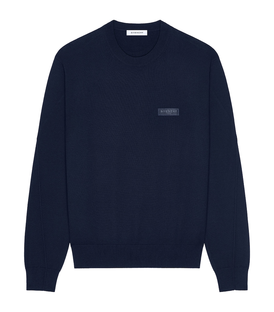 Givenchy Mens Wool Logo Sweater Image 1