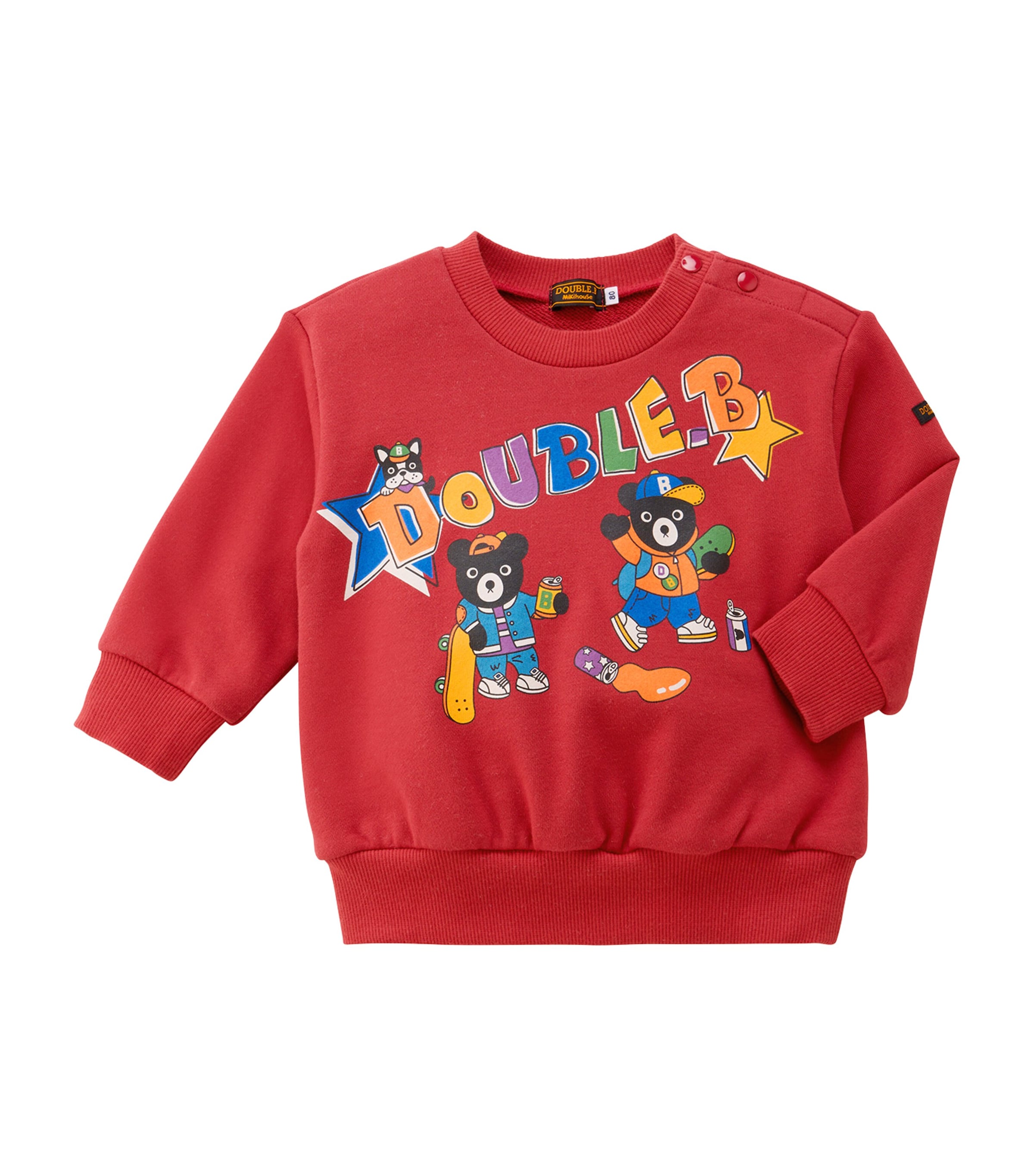 Miki House Cotton Double B Sweatshirt (12 Months-4 Years) Image 1