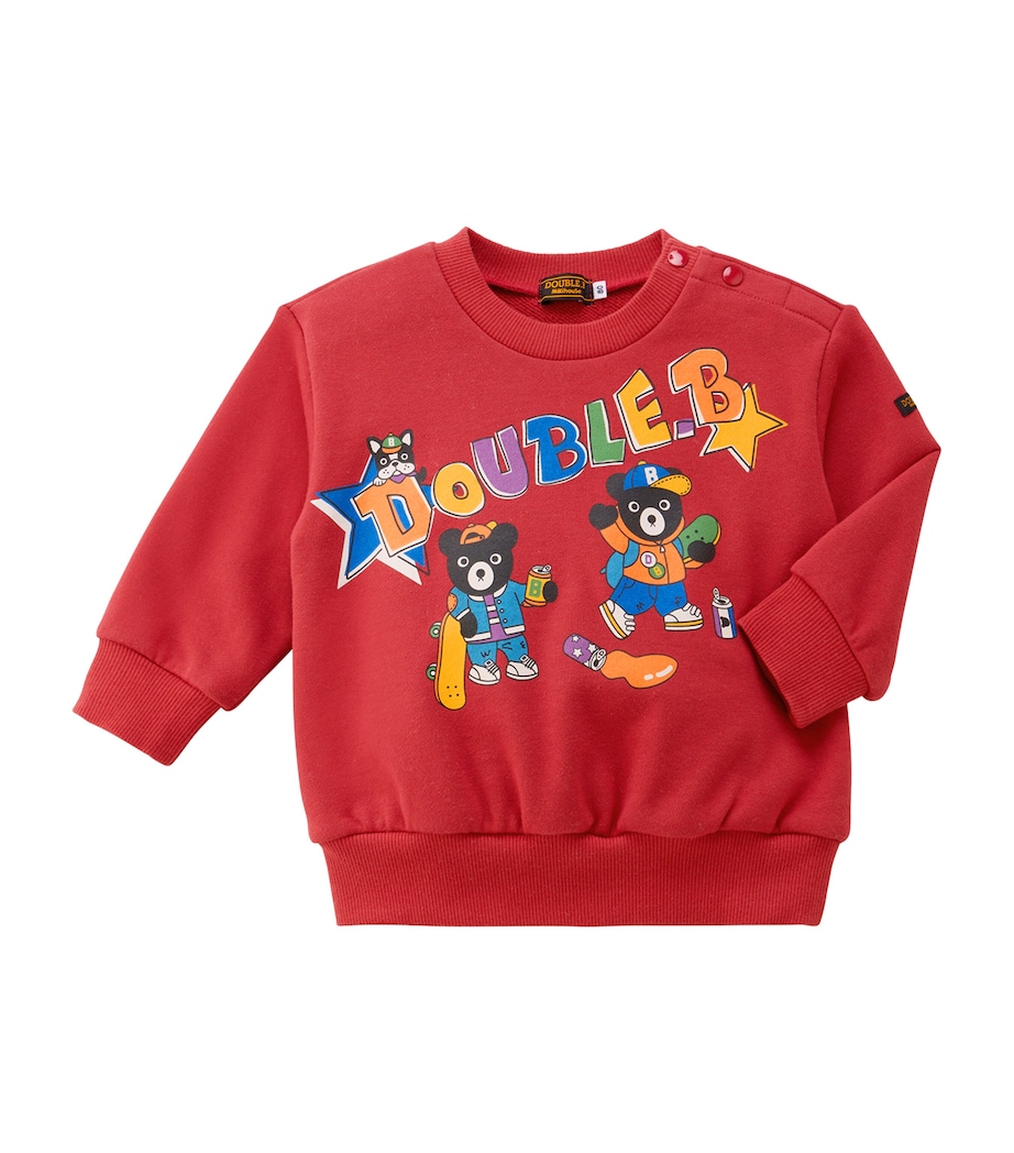 Miki House Cotton Double B Sweatshirt (12 Months-4 Years) Image 1