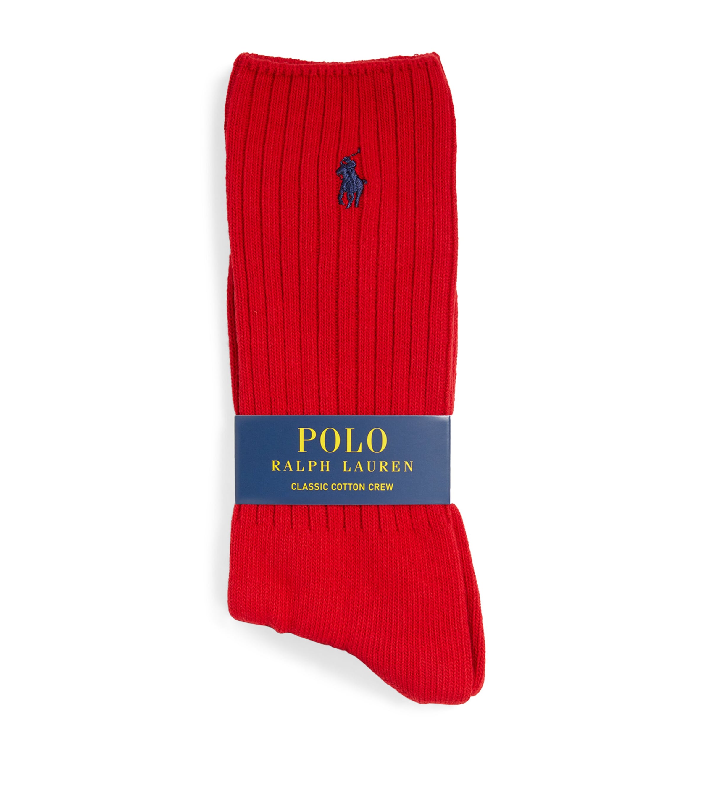 Polo Ralph Lauren Cotton-blend Classic Crew Socks In White