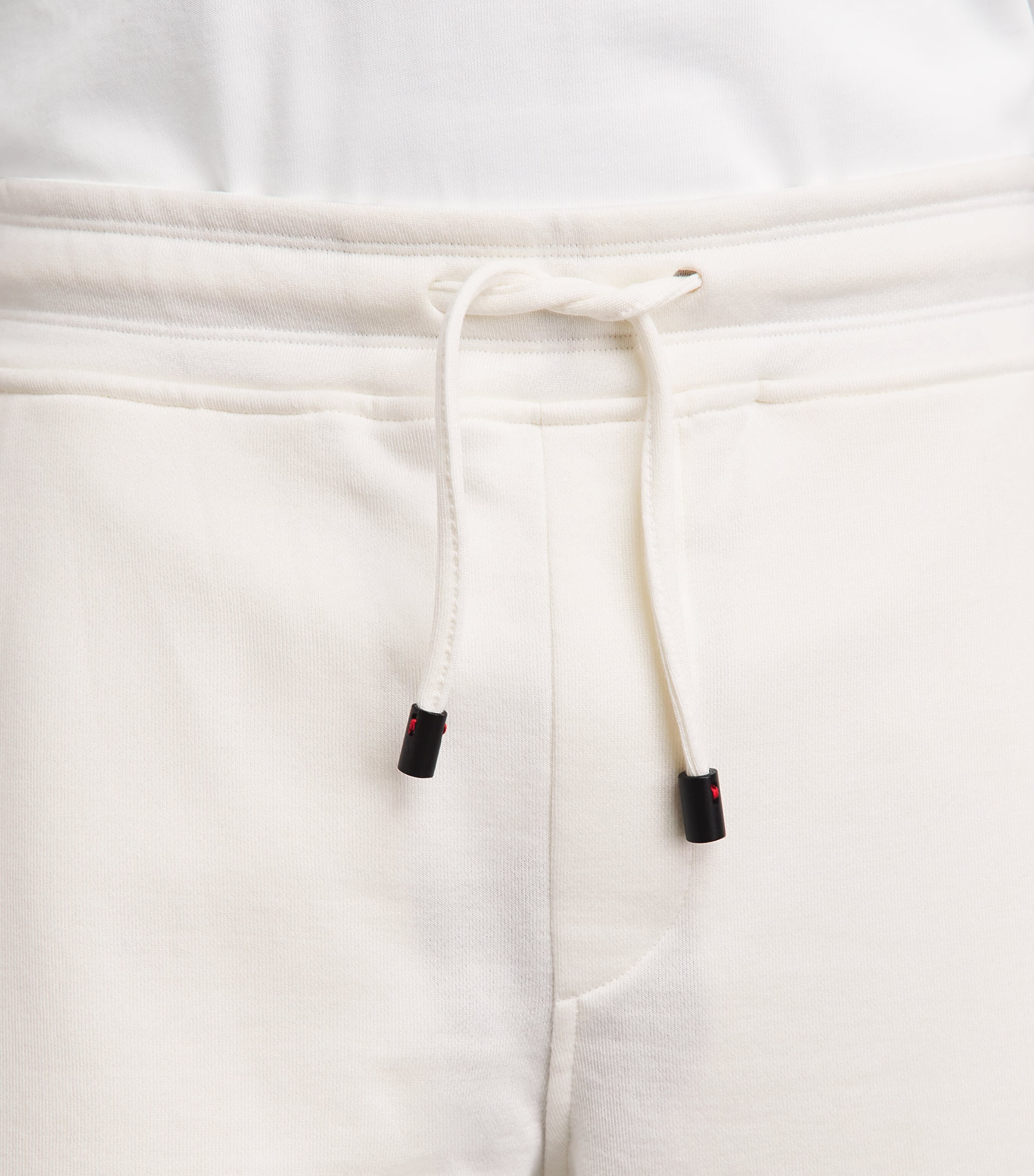 Isaia Drawstring Sweatshorts In White