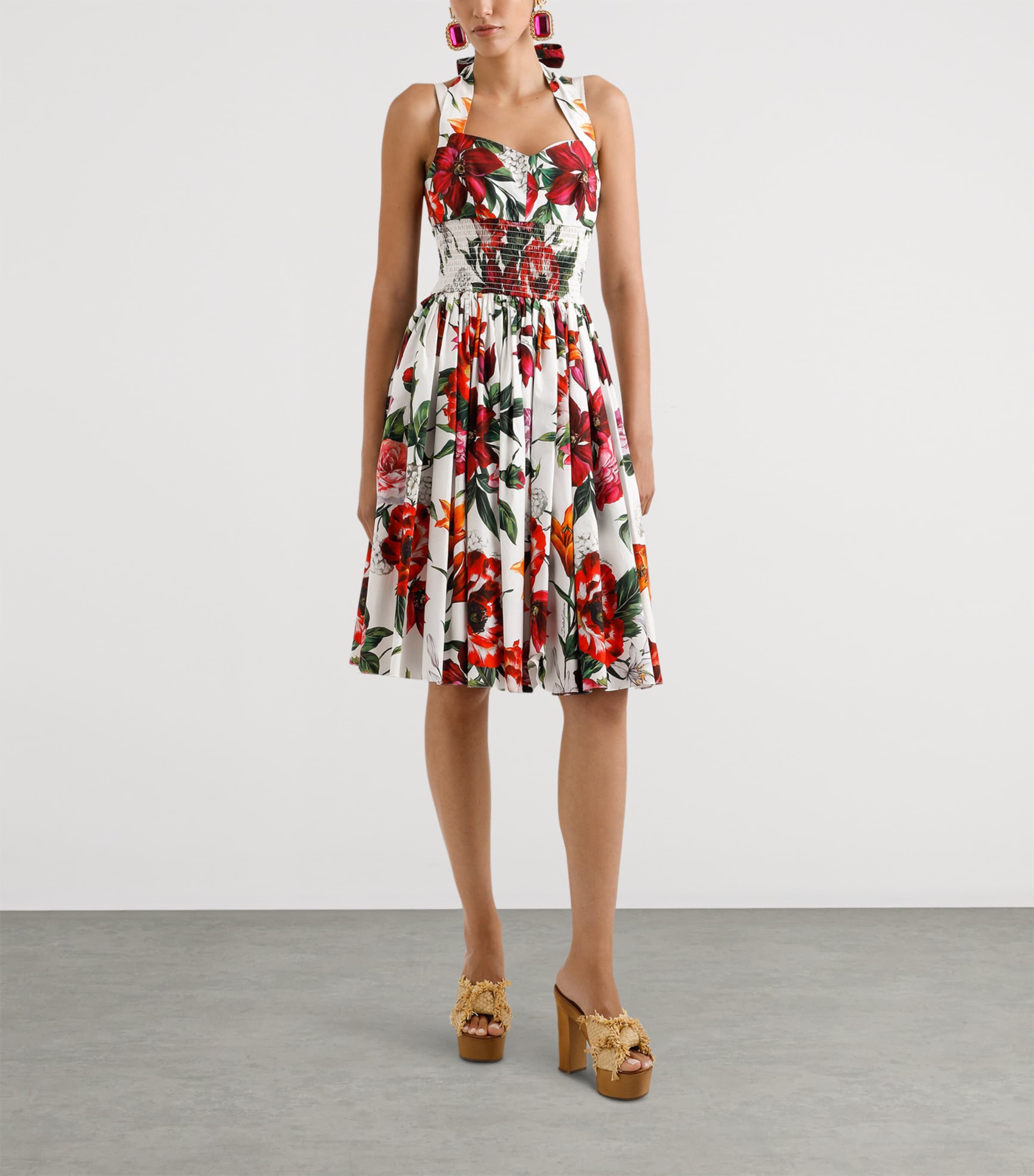 Cotton Floral Mini Dress HA5PB-ANEMONI Image 2