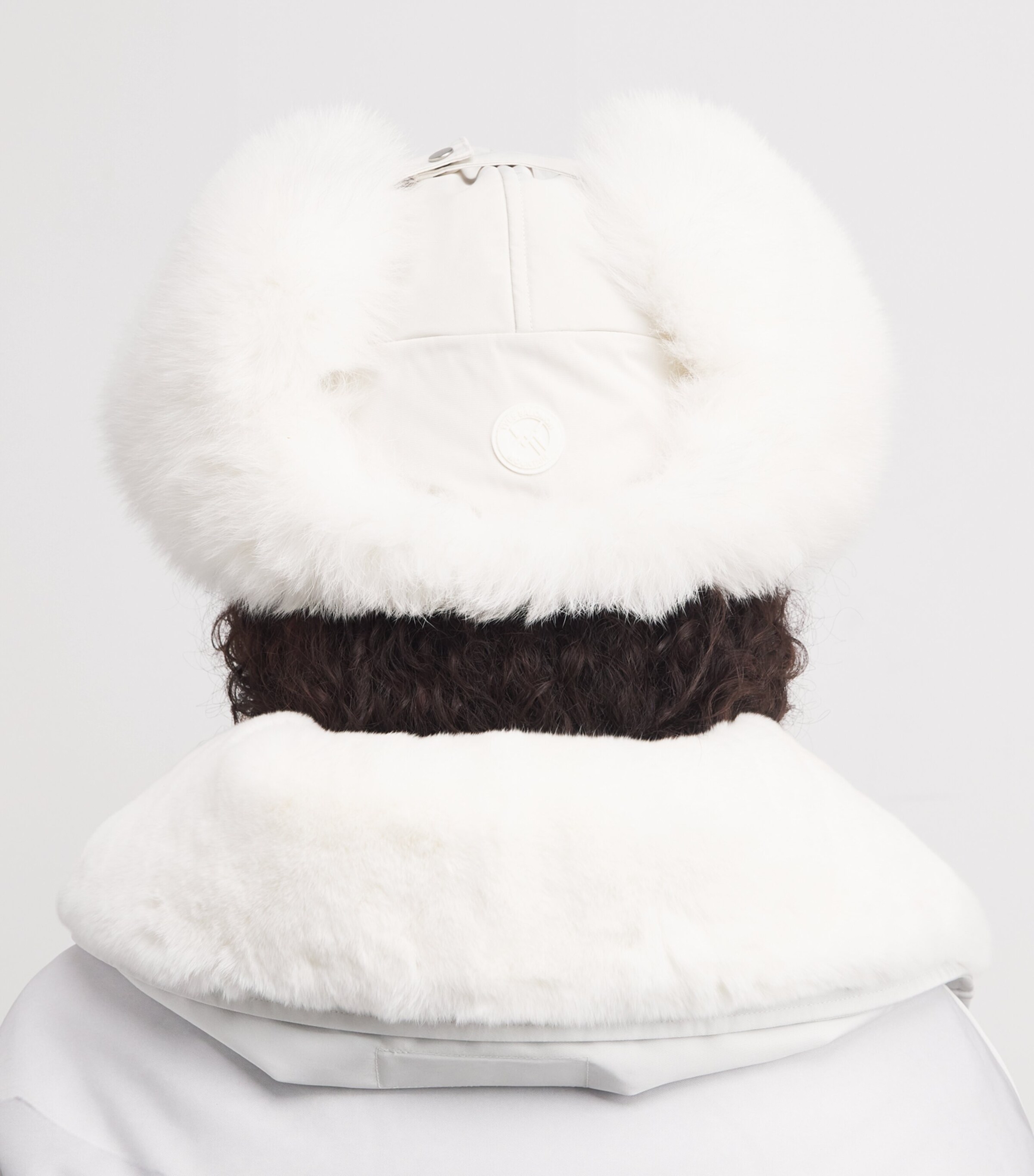 Yves Salomon Womens Fox Fur Chapka Ski Hat Image 4