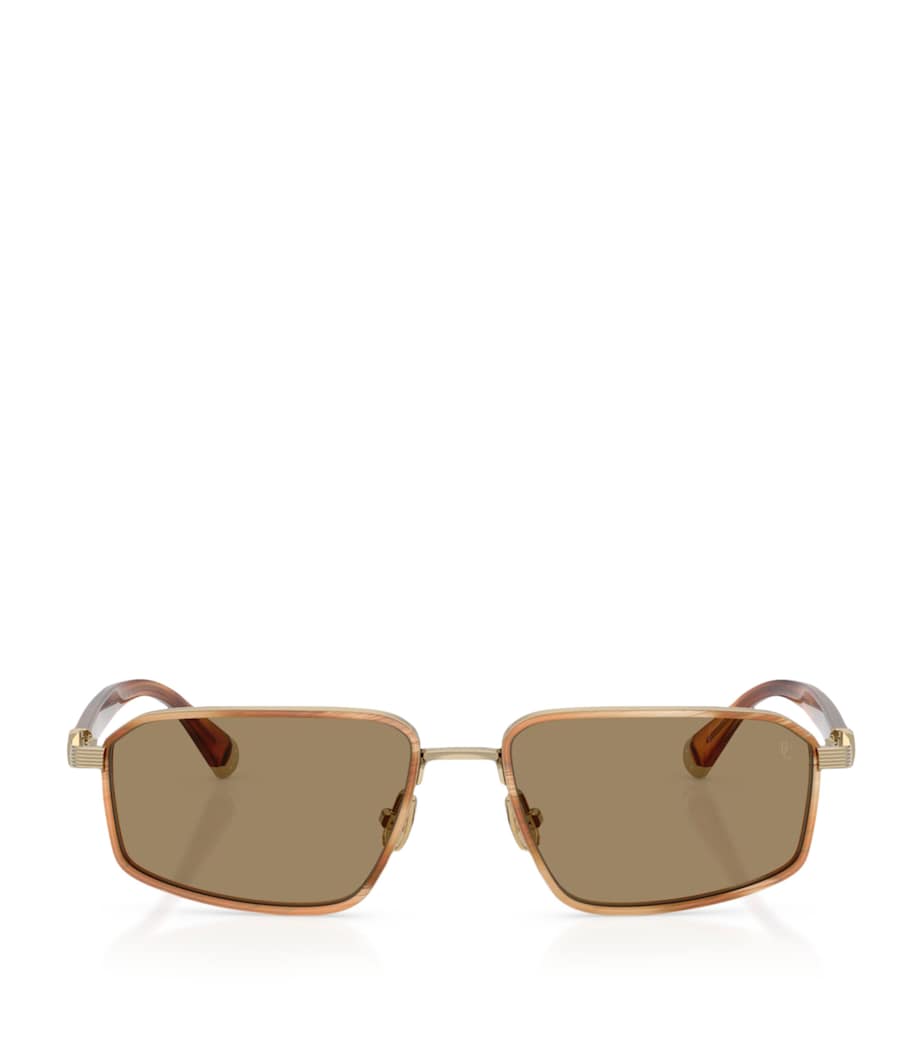 Titanium Rectangle Jarama Sunglasses 500253 Image 1