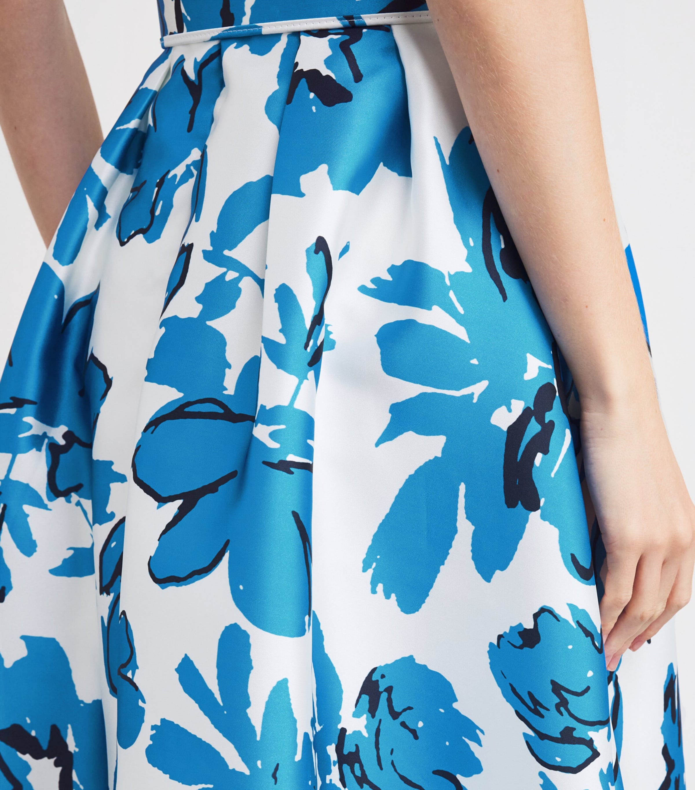 Rebecca Vallance Belted Sapphira Midi Dress | Harrods UK