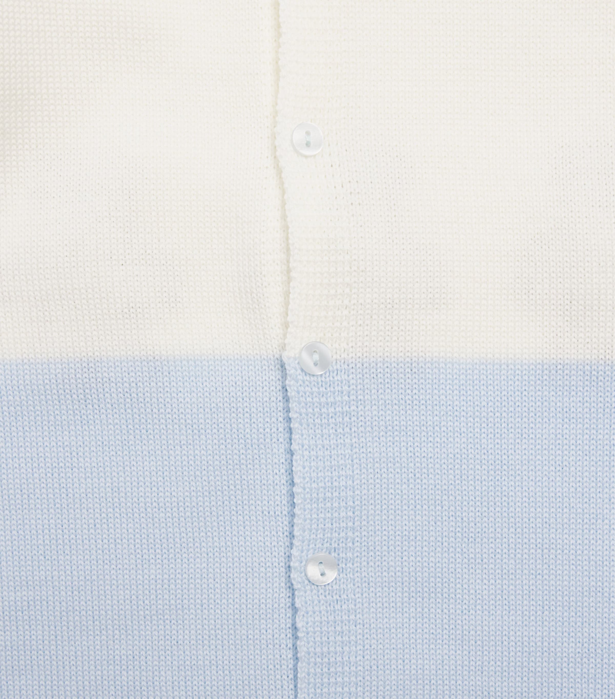 Bimbalo Jacquard Playsuit (1-18 Months) Off White/blue Image 2