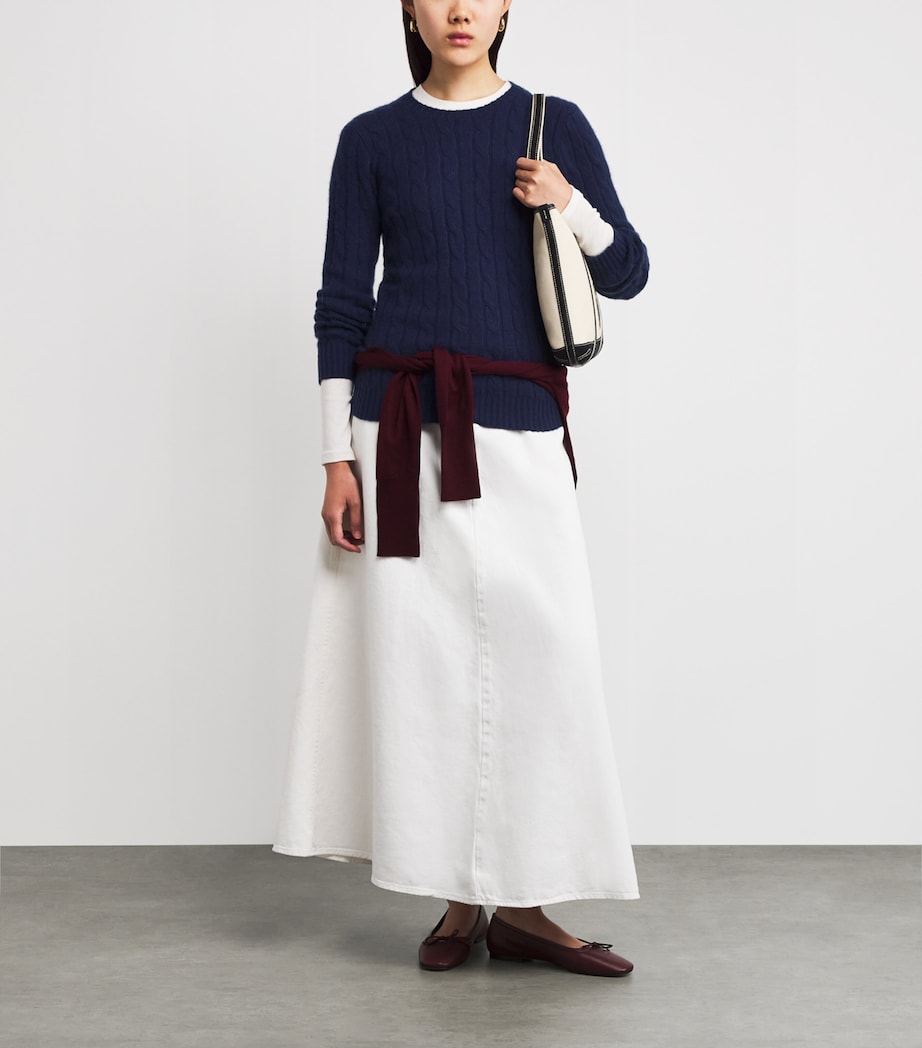 Cashmere Julianna Sweater HUNTER NAVY Image 2