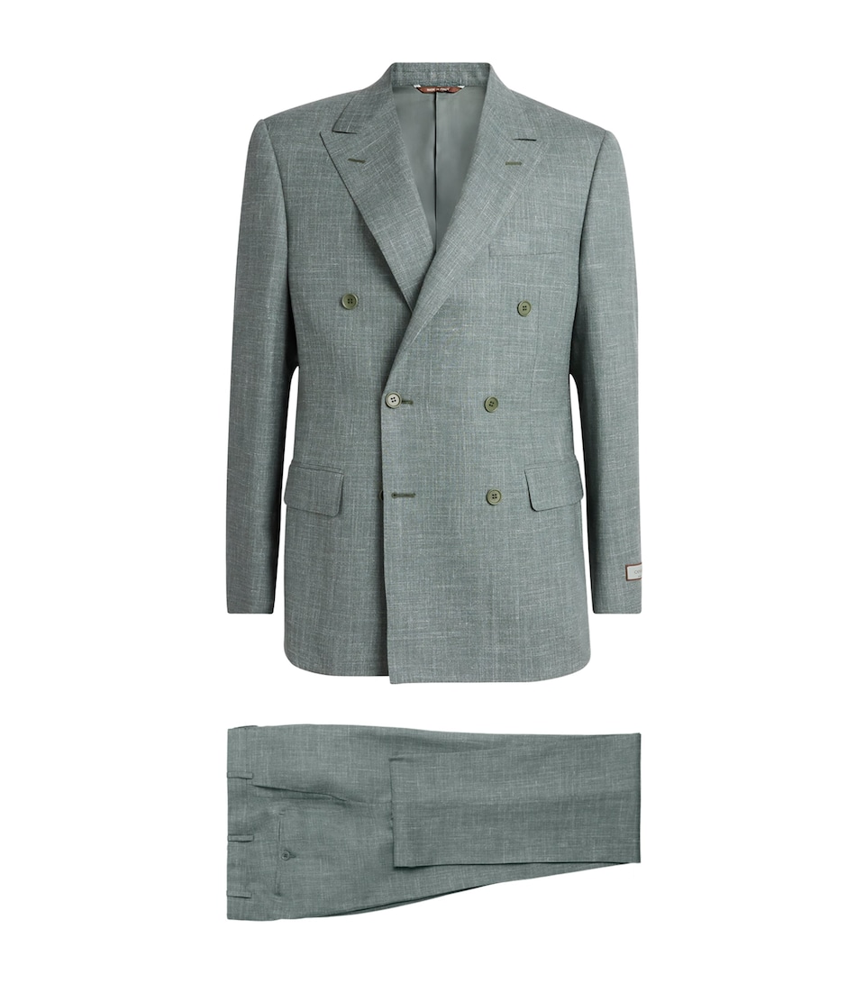 Canali Wool-Silk-Linen 2-Piece Suit