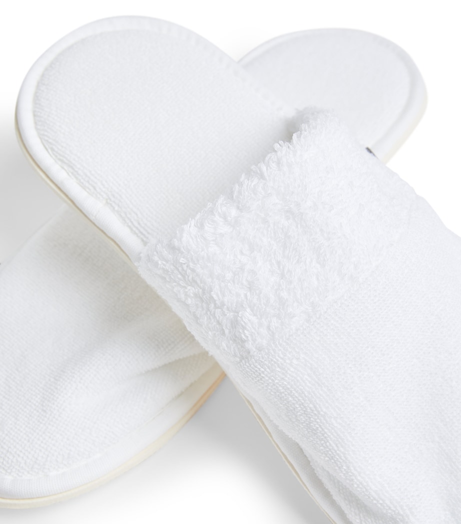 Egyptian Cotton Christine Slippers WHITE Image 2