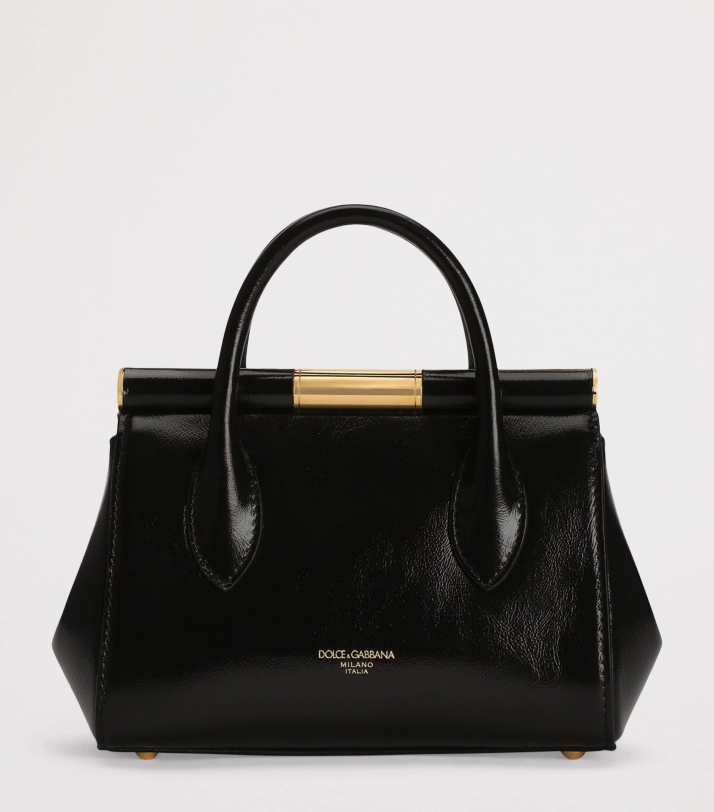 Dolce&Gabbana Mini Leather Marlene Day Shoulder Bag Nero/vintage Image 3
