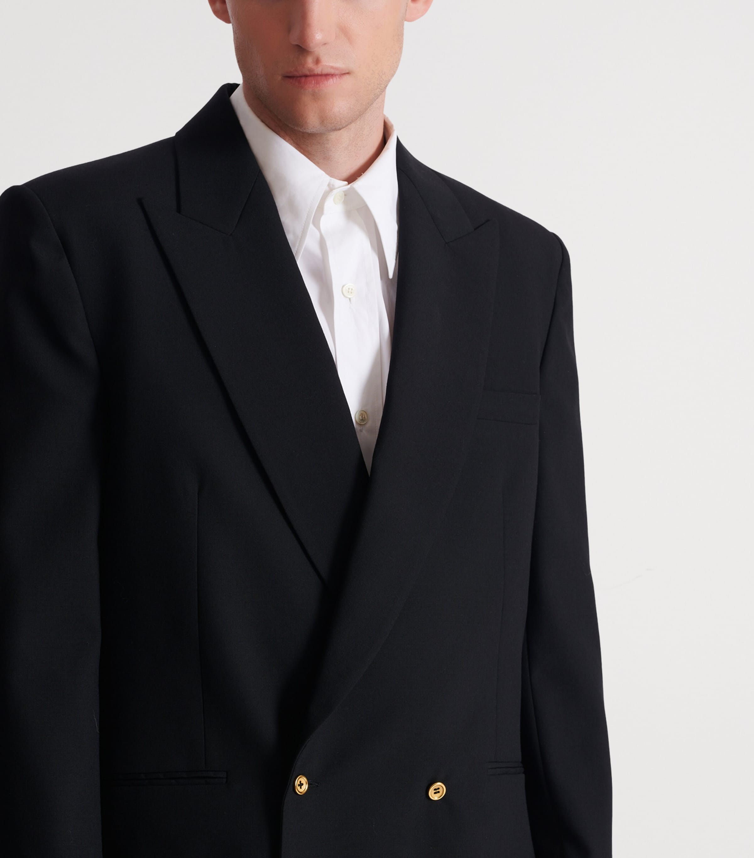 Wool 2-Button Blazer 0PA NOIR Image 6