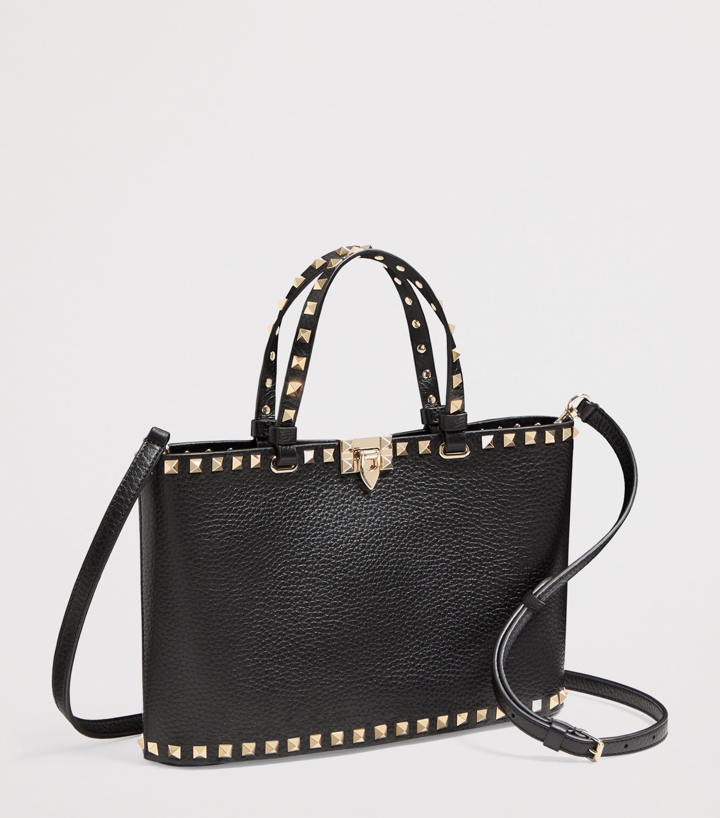 Small Leather Rockstud Cross-Body Bag 0NO Image 6