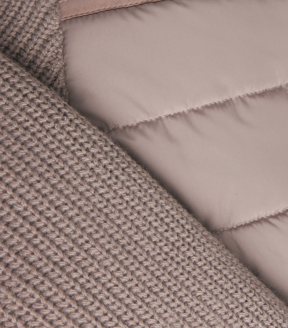 Shearling-Trim Padded Jacket 033 NATURAL/ BEIGE Image 5