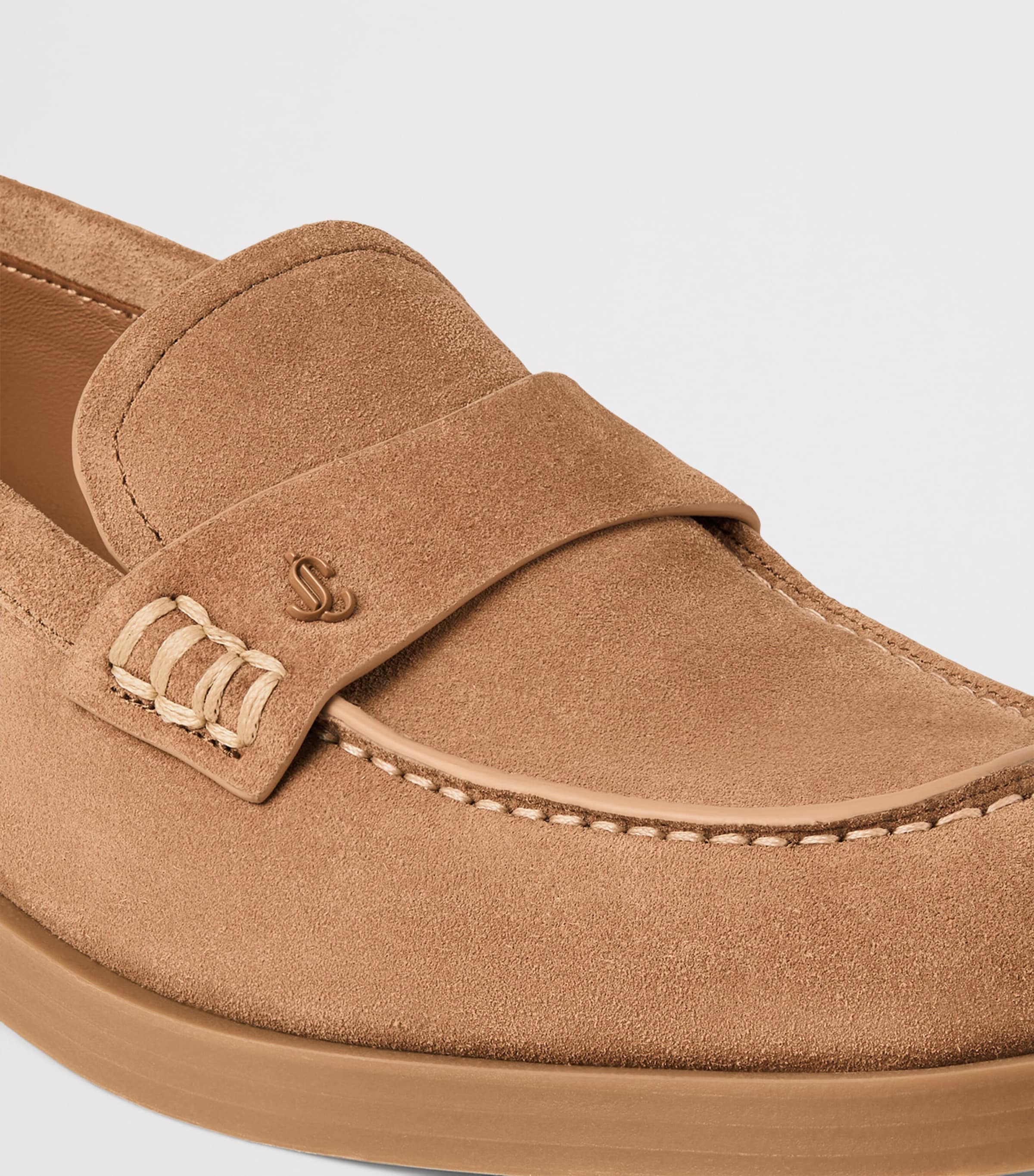 Velvet Suede Ivy Loafers TOFFEE Image 5