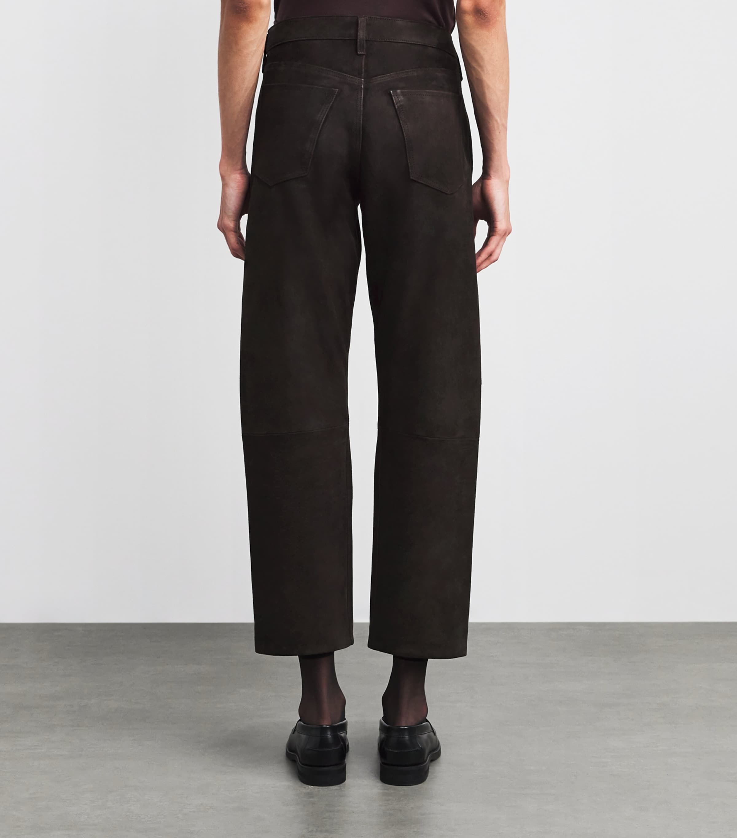 Winslow Low-Rise Boyfriend Jeans CHOCOLATE Image 4