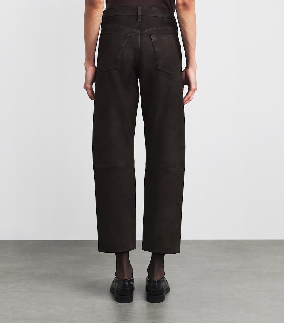 Winslow Low-Rise Boyfriend Jeans CHOCOLATE Image 4