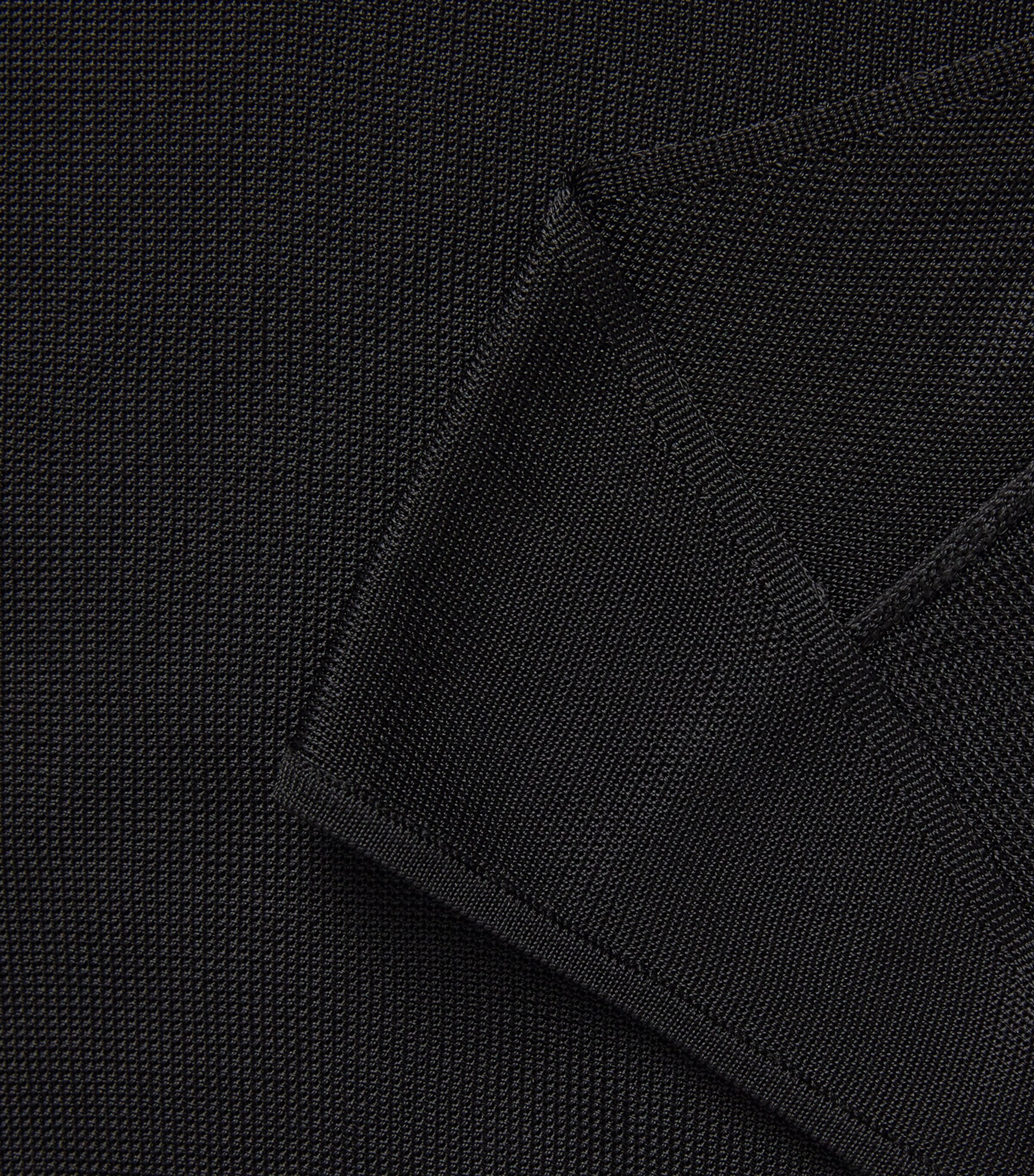 Knitted Asymmetric Top 001 BLACK Image 5