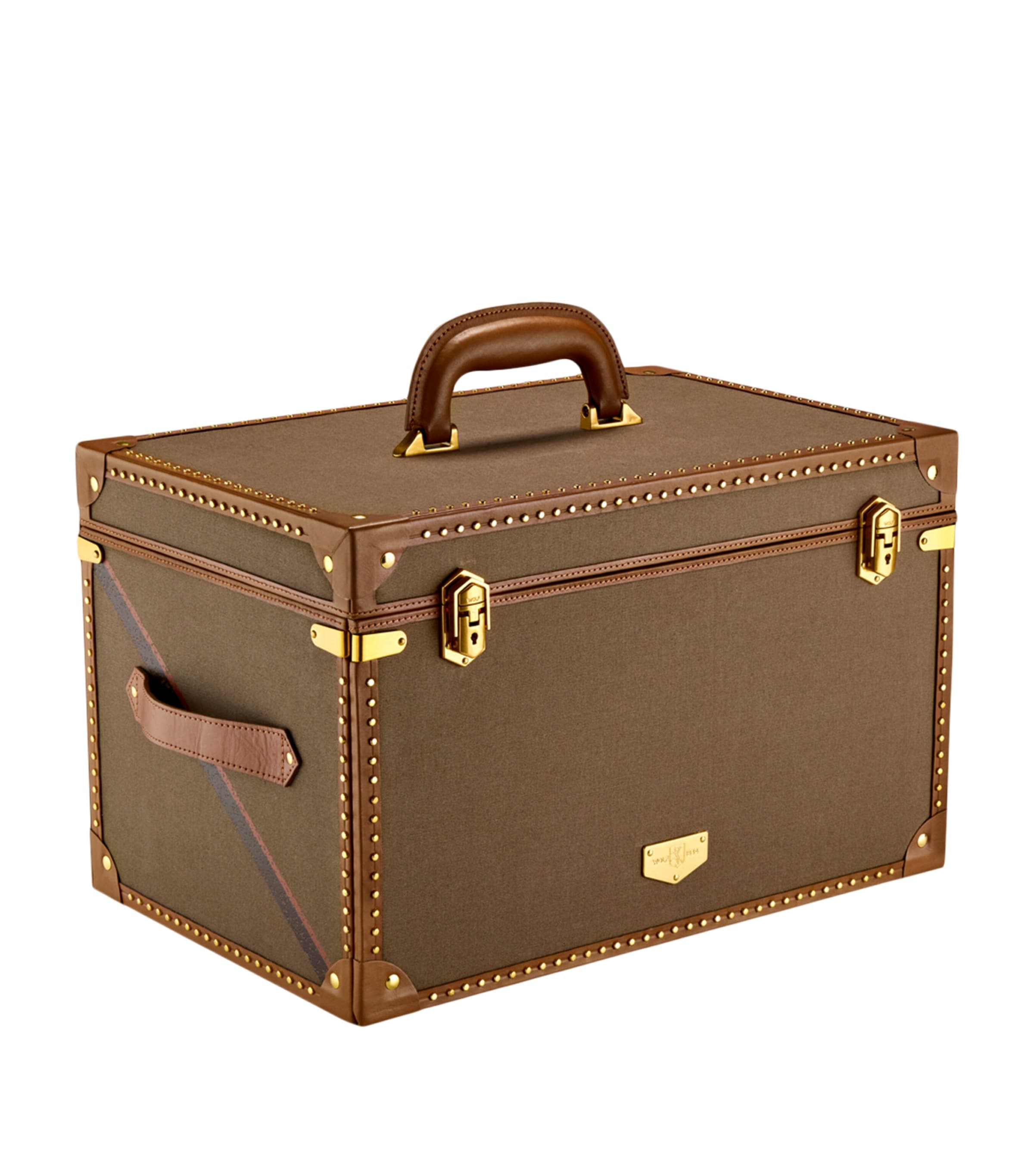 WOLF Extra Large Ida Jewellery Trunk Khaki Image 3