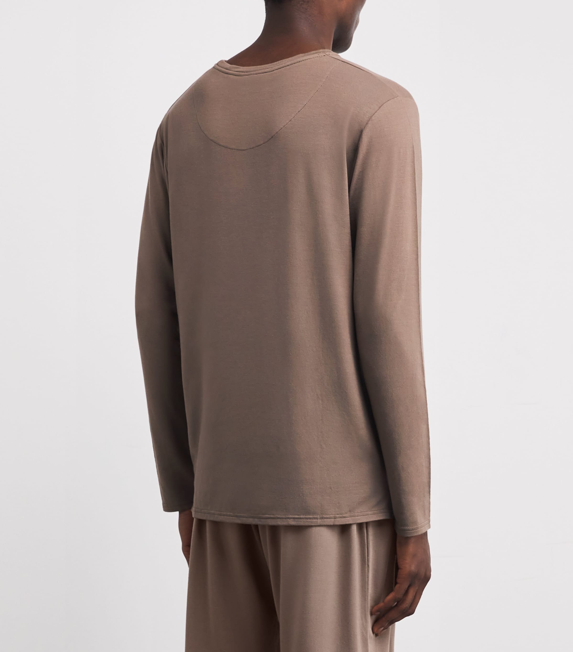 Long-Sleeve Lounge T-Shirt UMBD UMBER/ DESERT Image 4