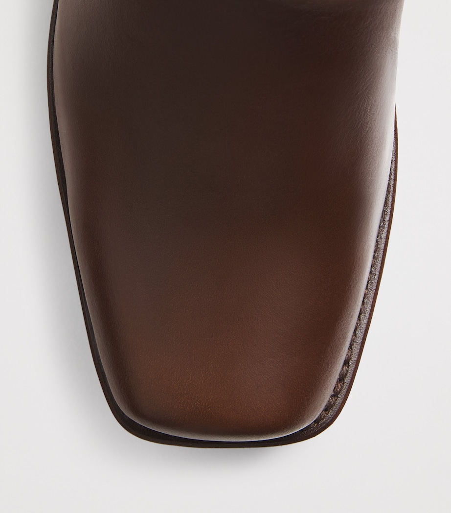 Leather Harness Western Boots BIRCH Image 4