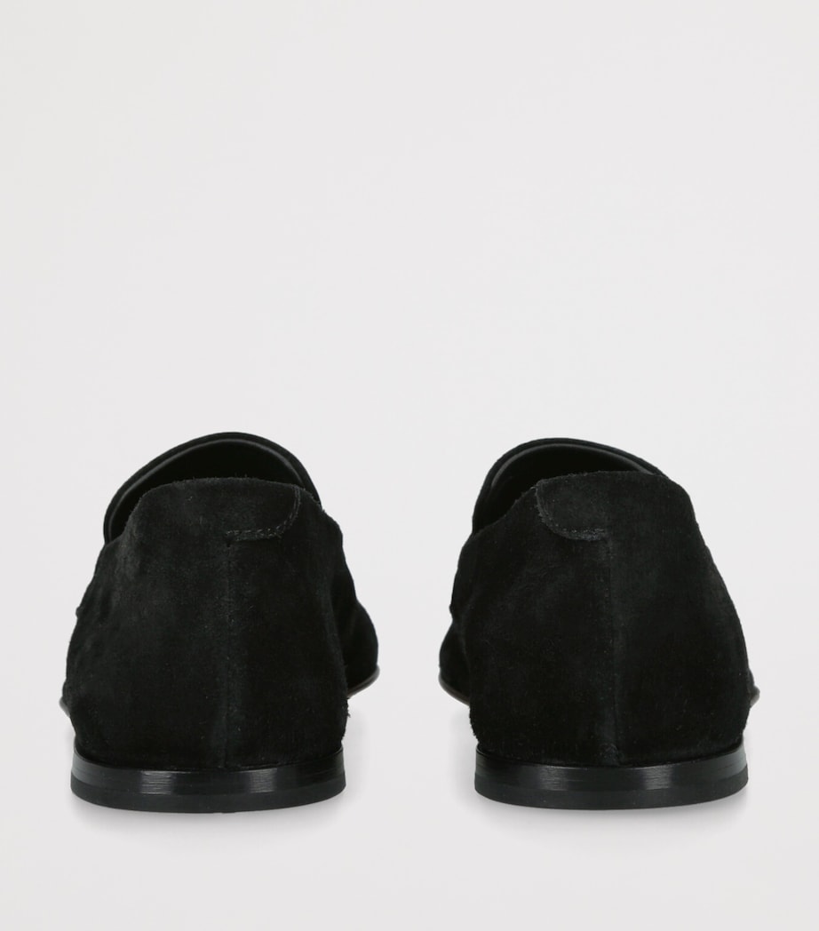 Officine Creative Suede Blair Loafers Black Image 4