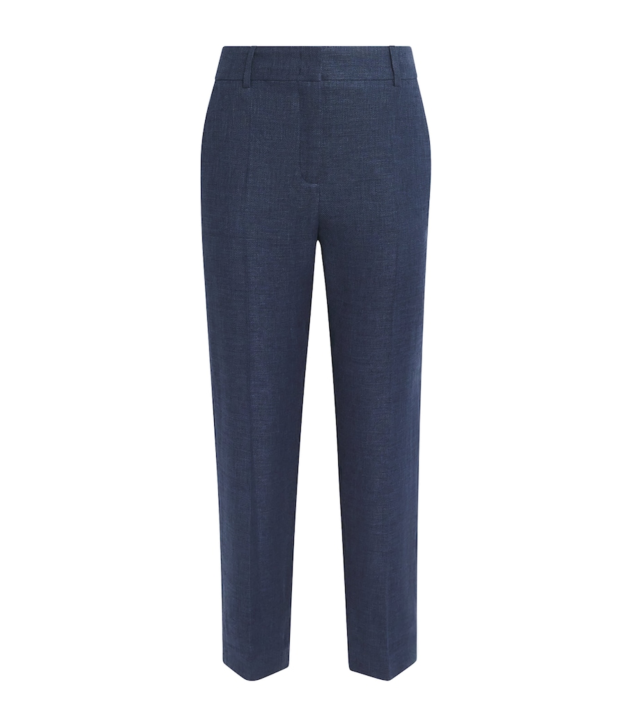 Eleventy Womens New York Straight Trousers Blu Nuovo Image 1