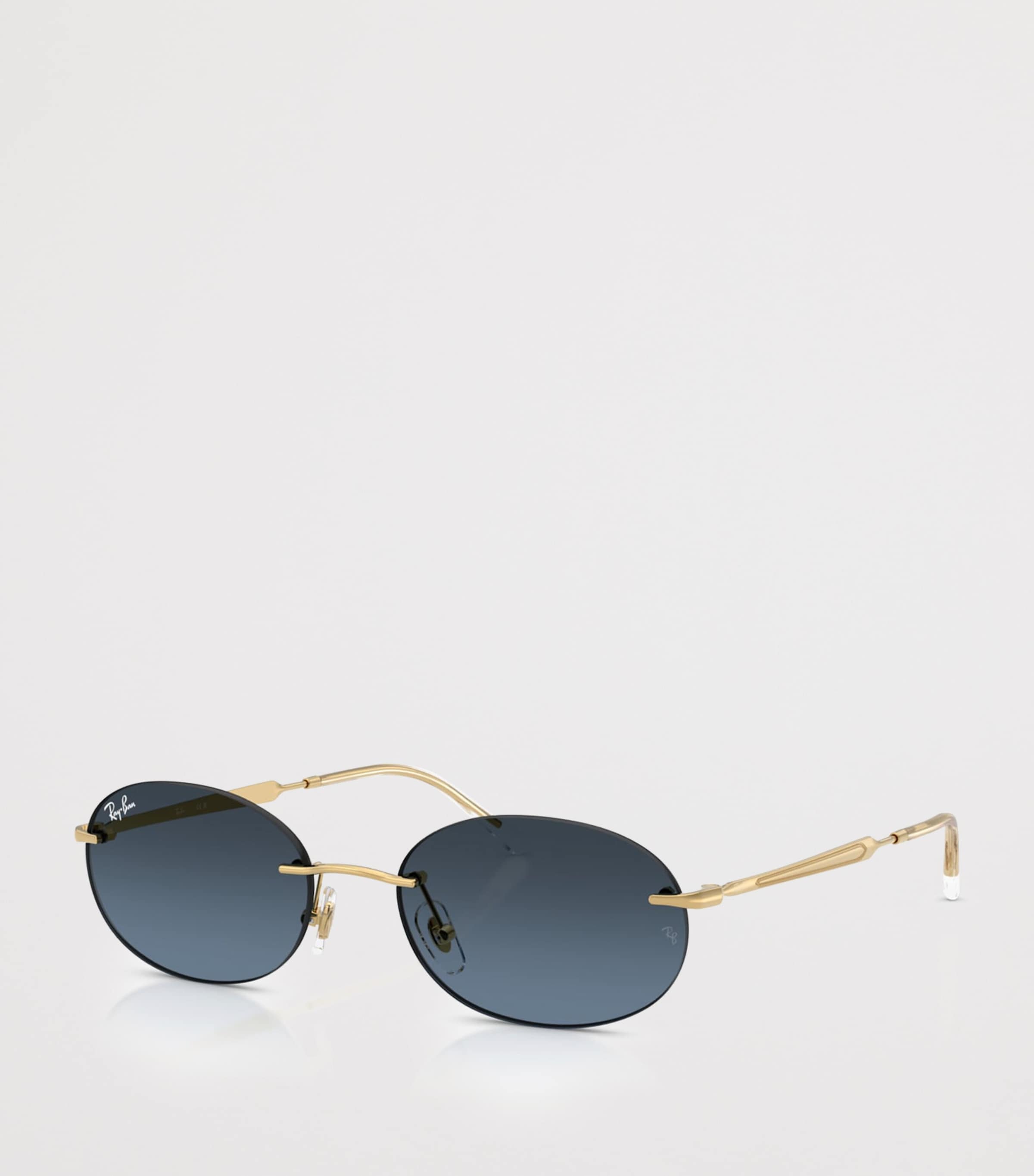 RB3767 Metal Oval Sunglasses 001/4C Image 2