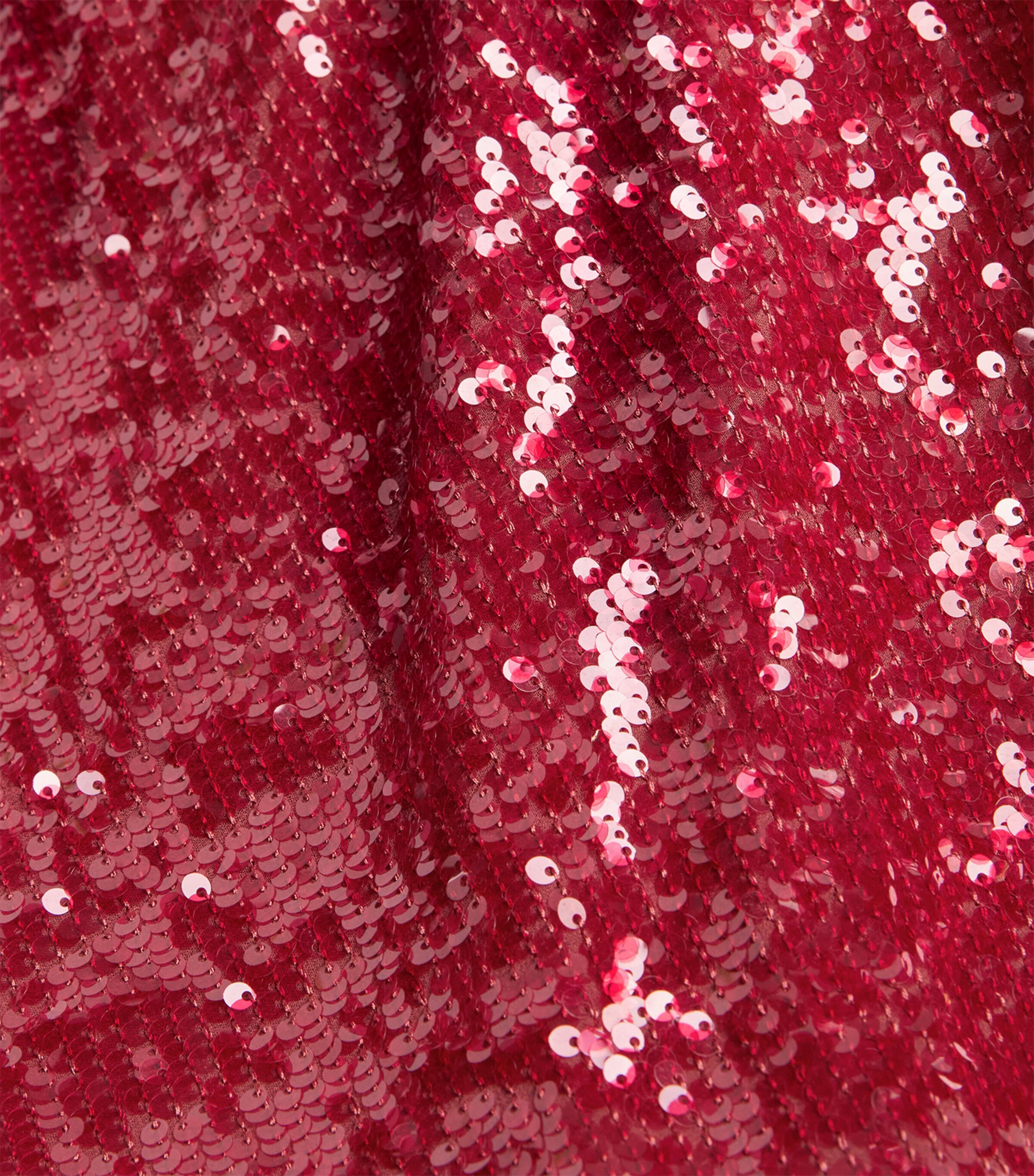 Oversized Sequin Cape T-Shirt 678 DARK ROSE Image 5