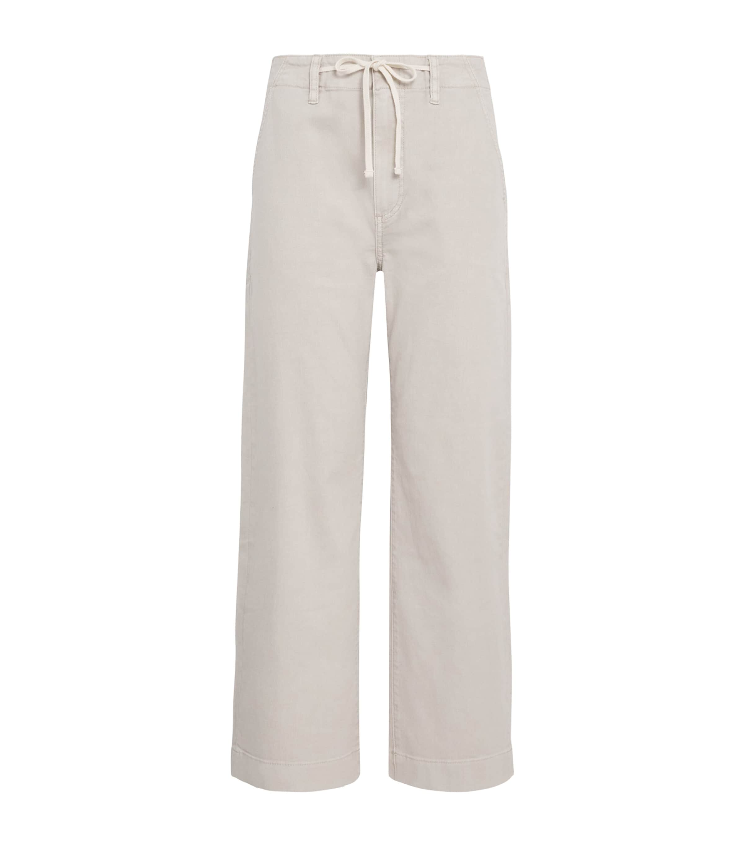 PAIGE Womens Arellia High-Rise Barrel-Leg Jeans Vintage Pumice Stone Image 1