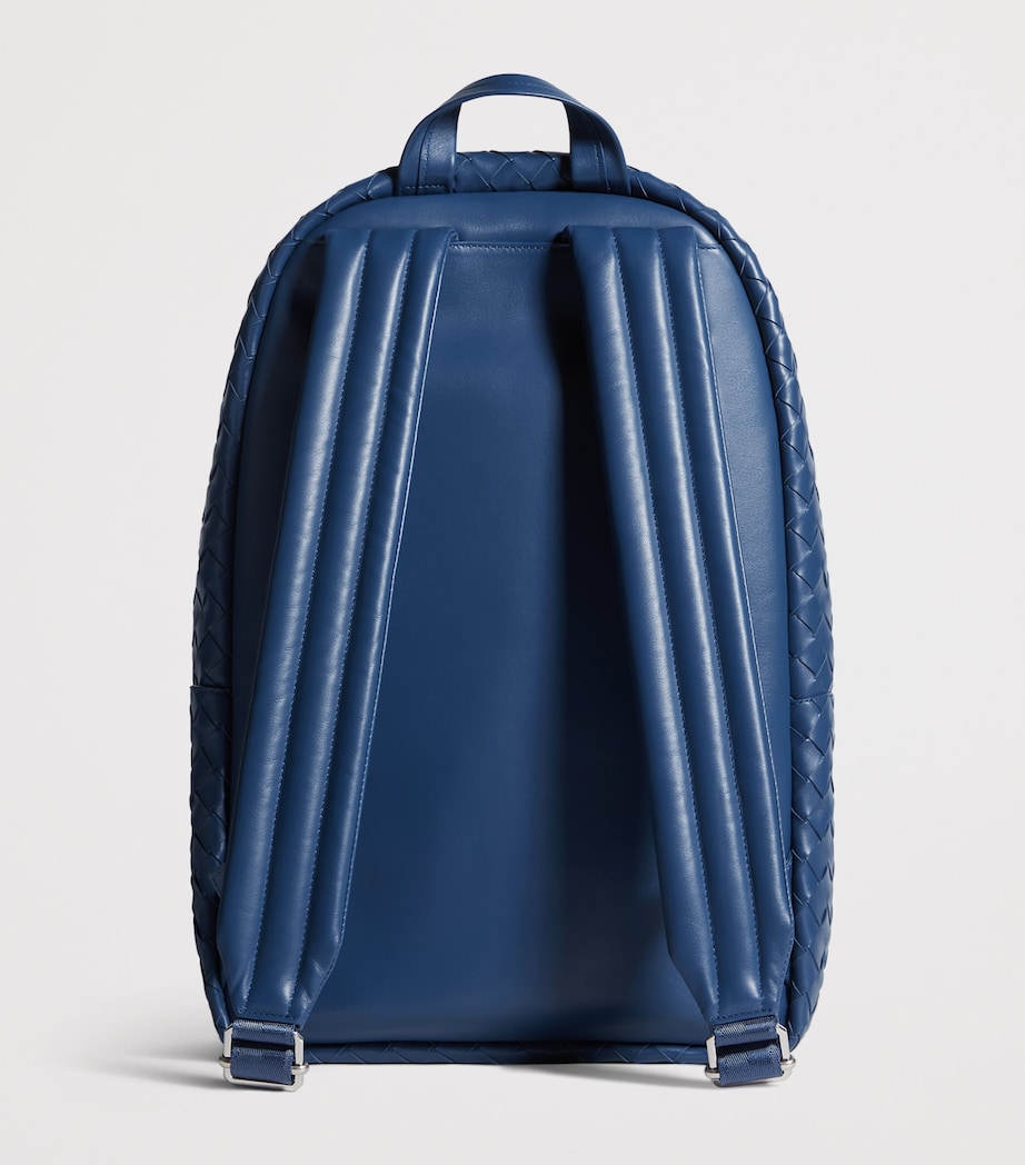 Bottega Veneta Mens Calfskin Intrecciato Backpack Image 4